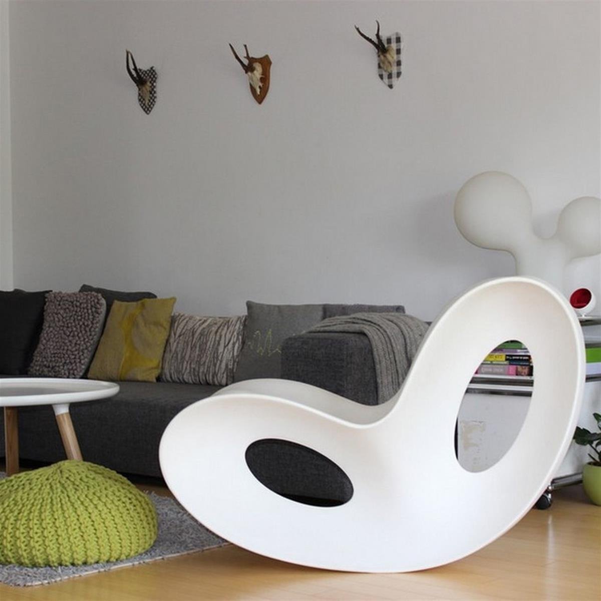 Voido Sallanır Koltuk-White (1736C)-(Outdoor)