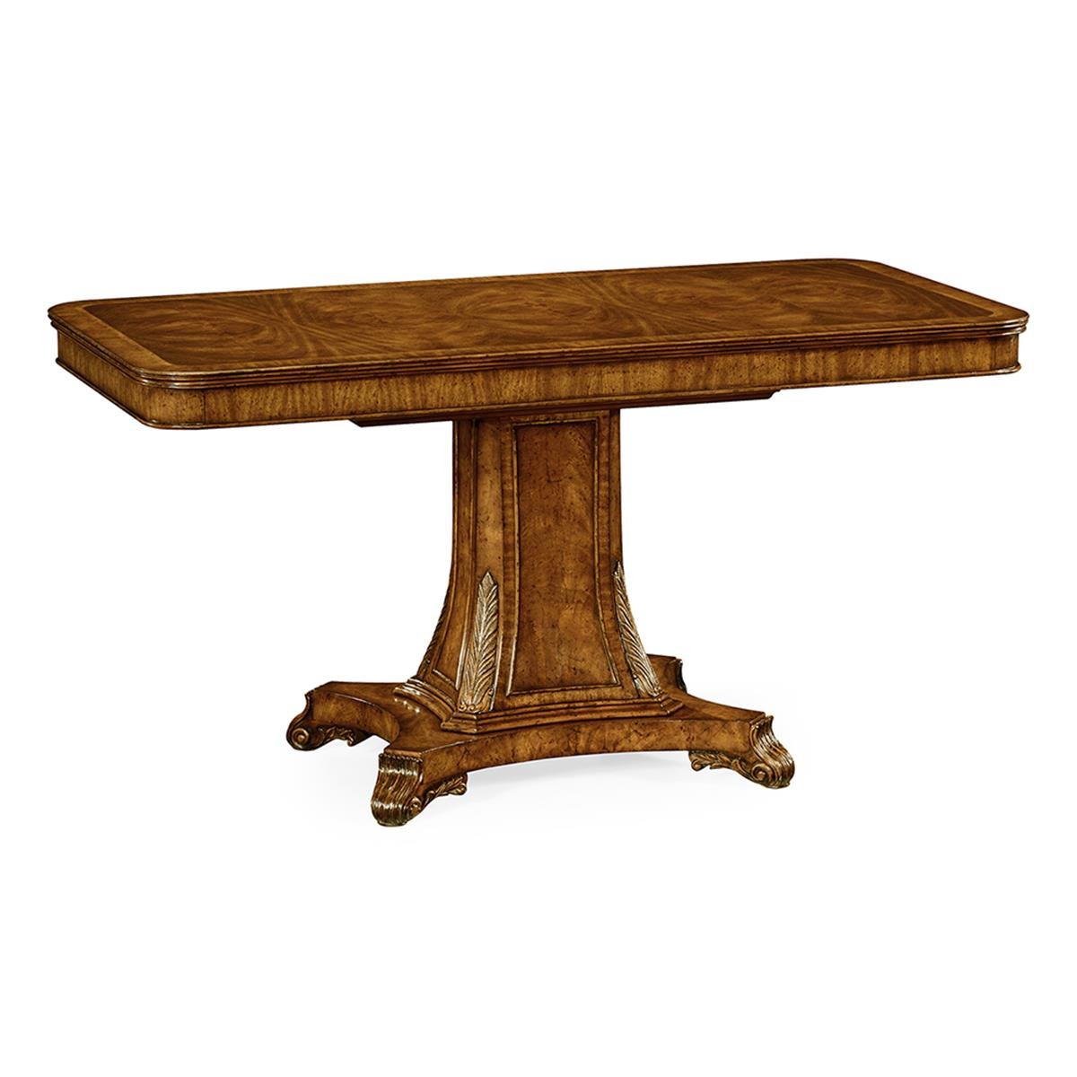 Windsor Yemek Masası - Regency style - Finish-Crw-02 (Medium Crotch Walnut)