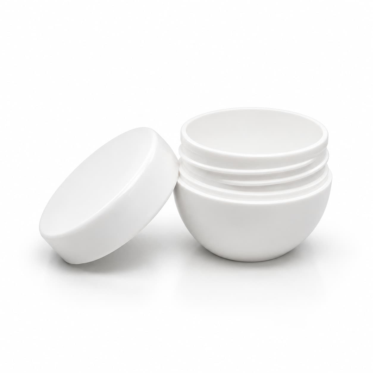 20 ml PP kozmetik kavanozu açık görünüm
