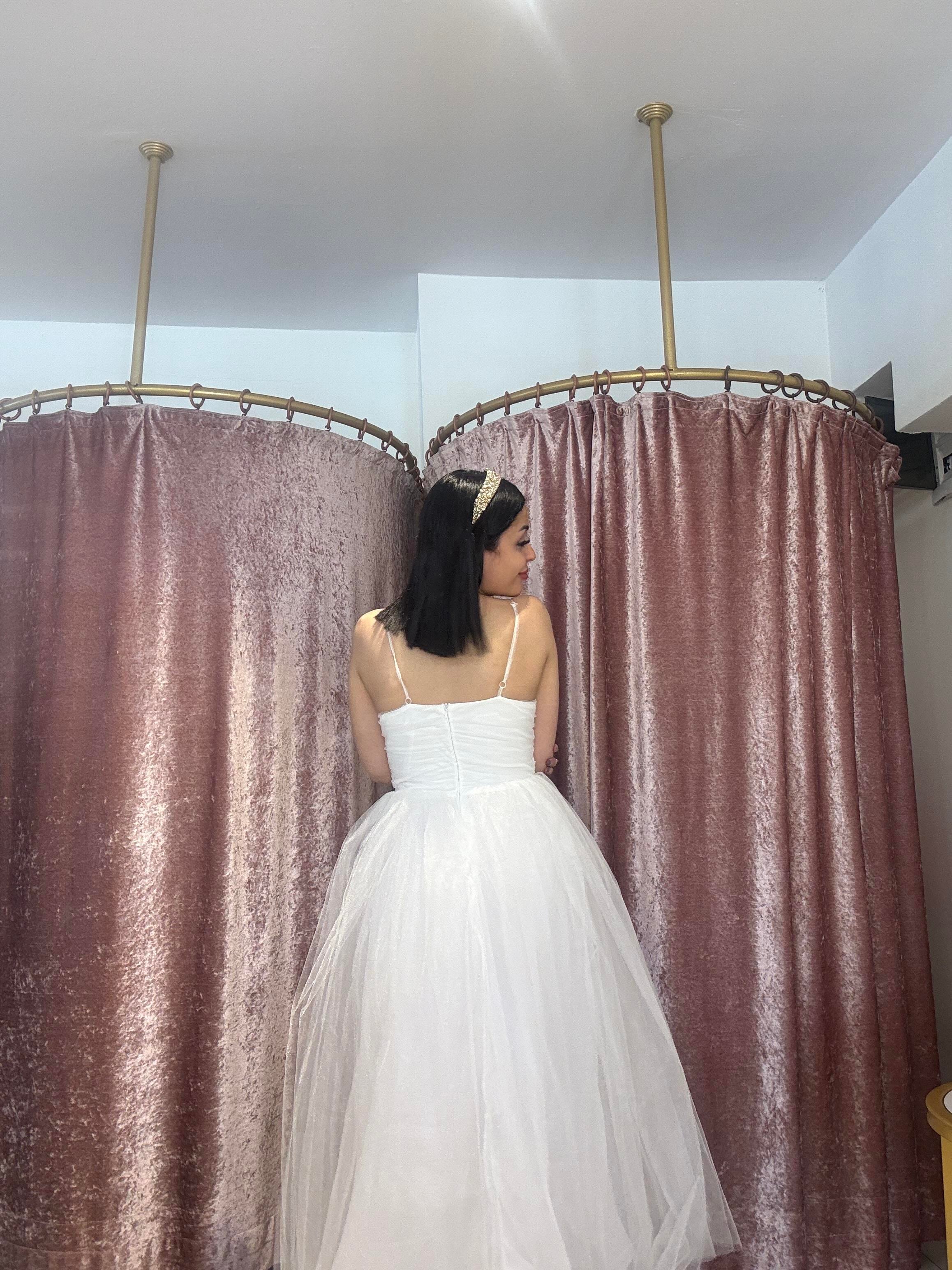 Tütü Midi Boy Elbise Beyaz