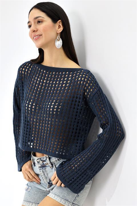 Triko Crop Bluz