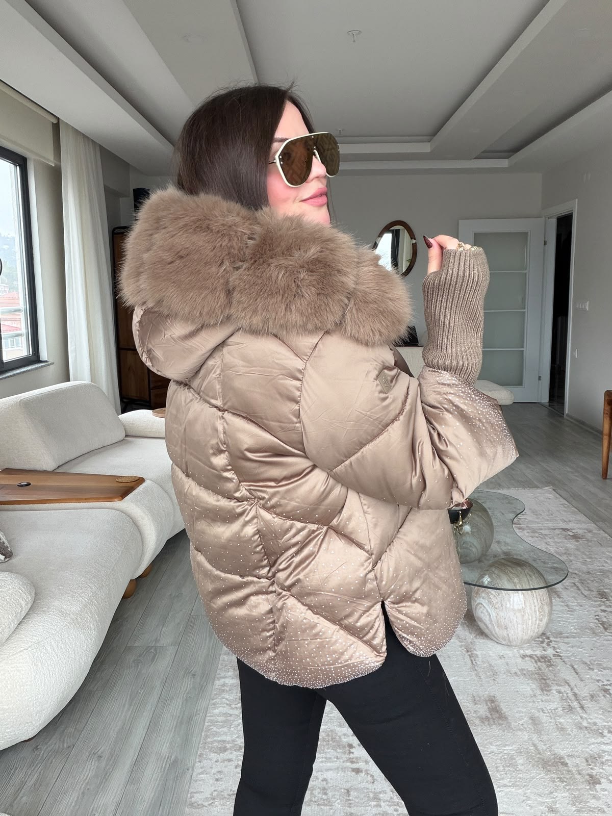 0011 Taşlı Mont VİZON
