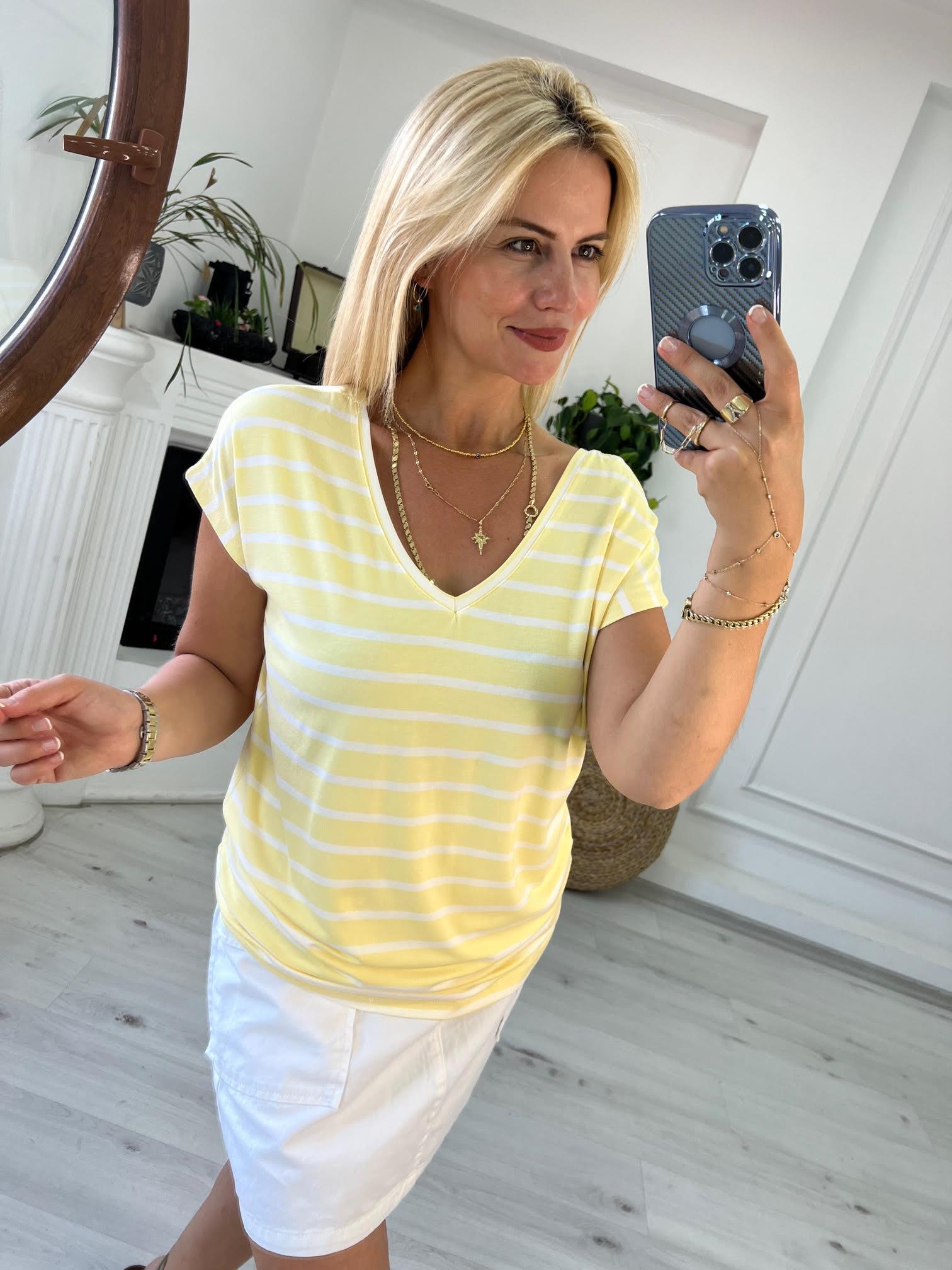 002 Ön V Arka V Tshirt SARI