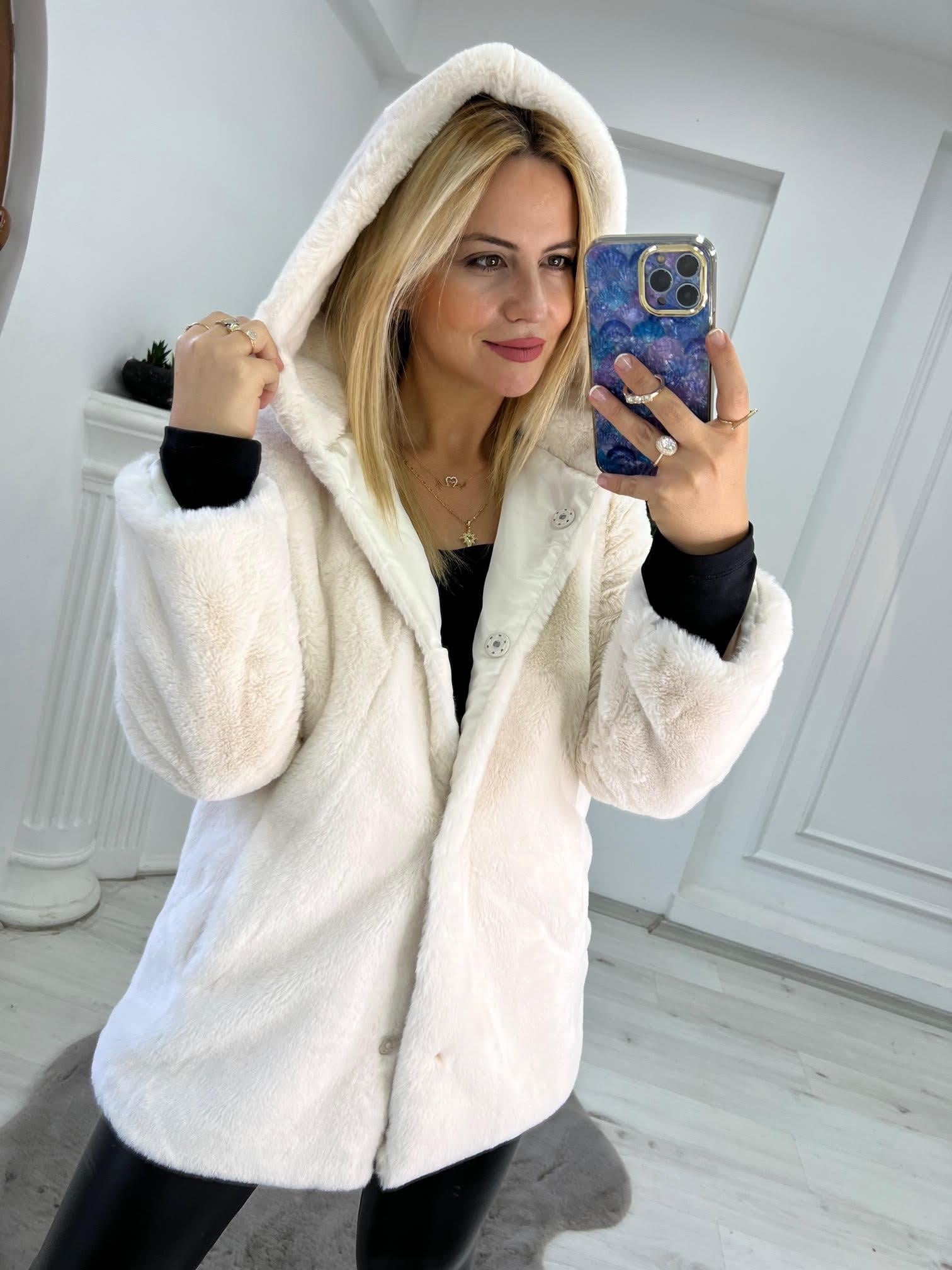 01 Peluş Mont TAŞ