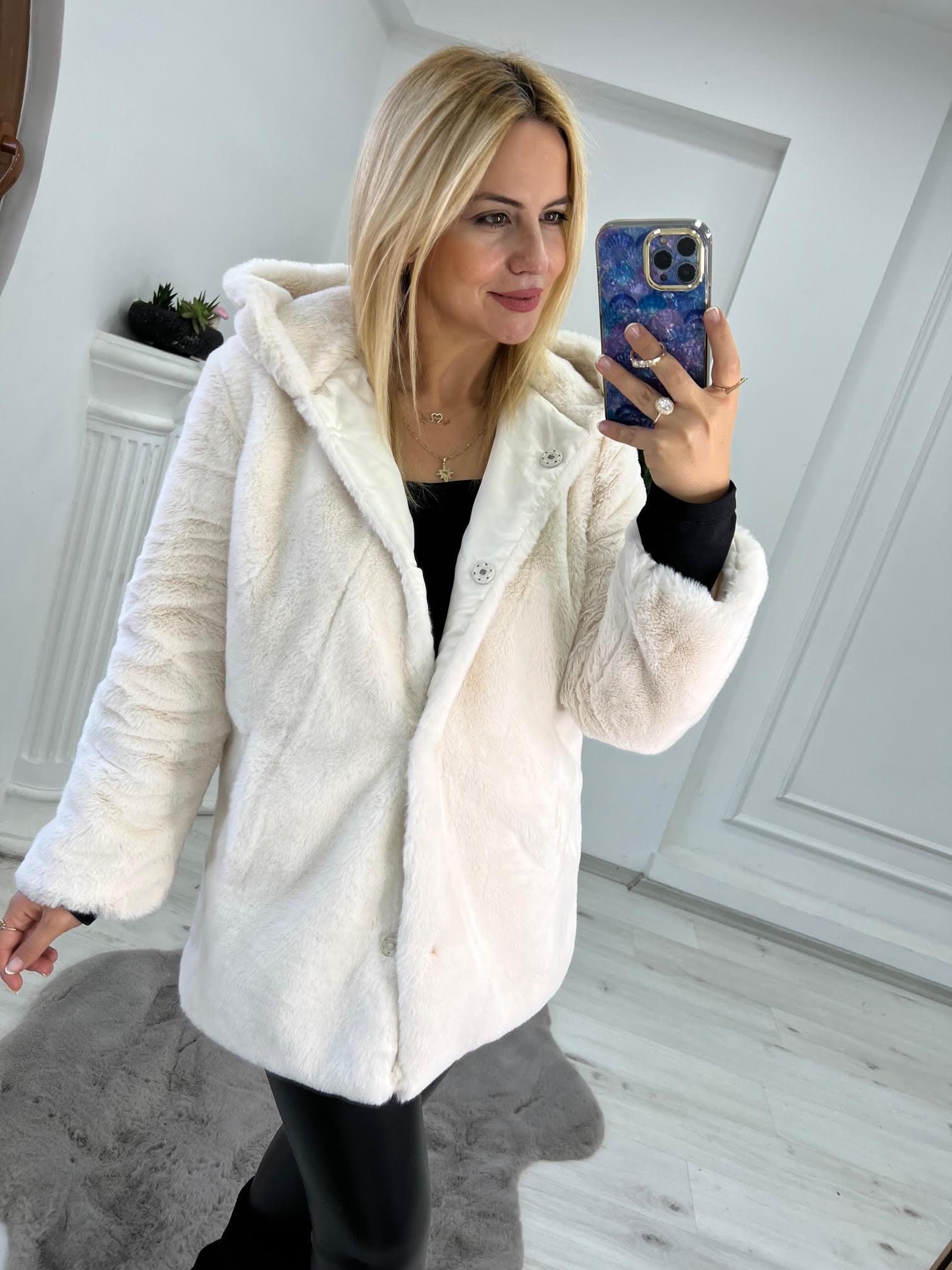 01 Peluş Mont TAŞ