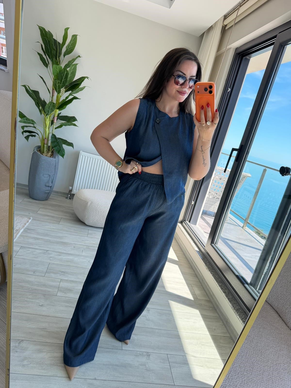 0102 Yelek Pantalon Takım LACİVERT