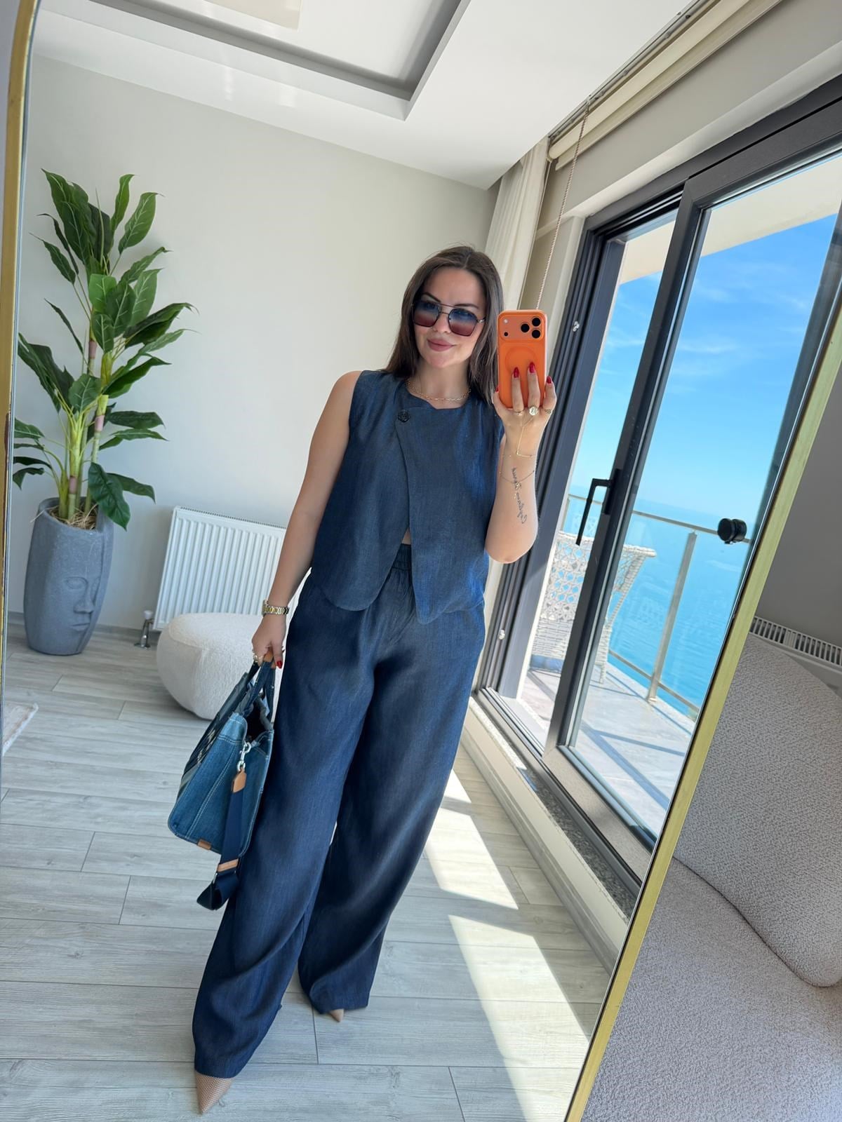 0102 Yelek Pantalon Takım LACİVERT