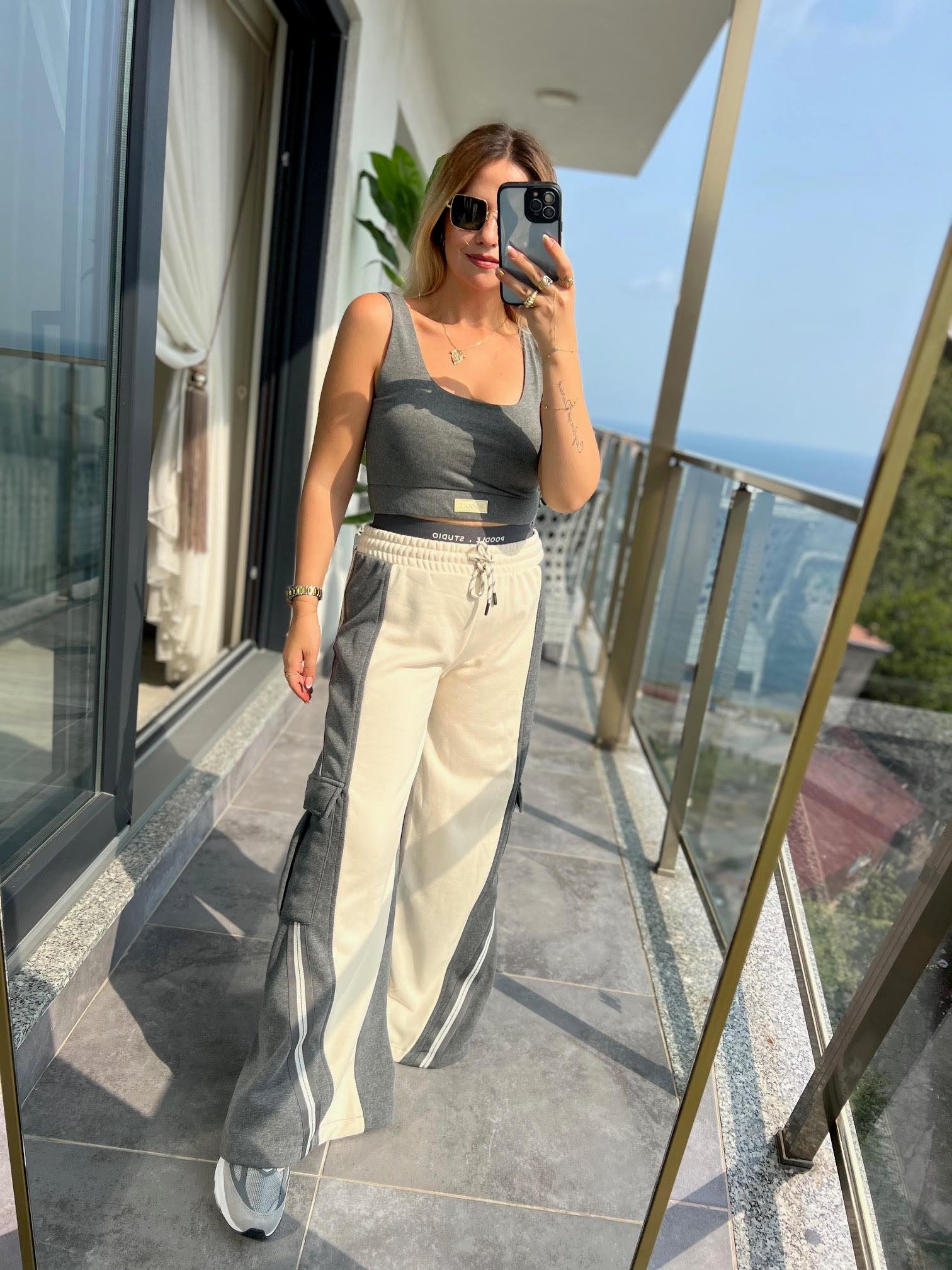 017 Fermuarlı Sweat Tasarım Takım ANTRESİT