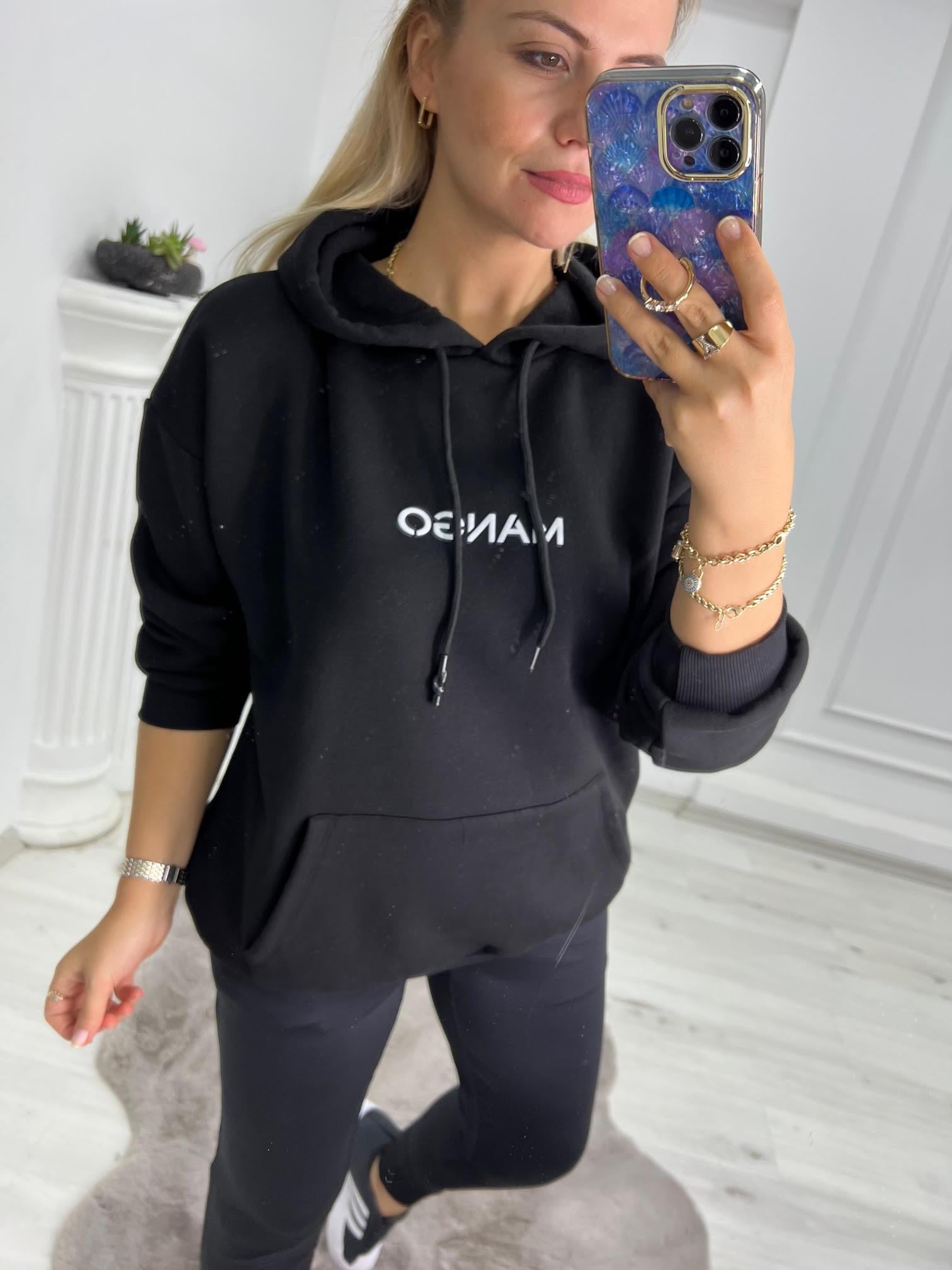 02 Kapüşonlu Sweat SİYAH