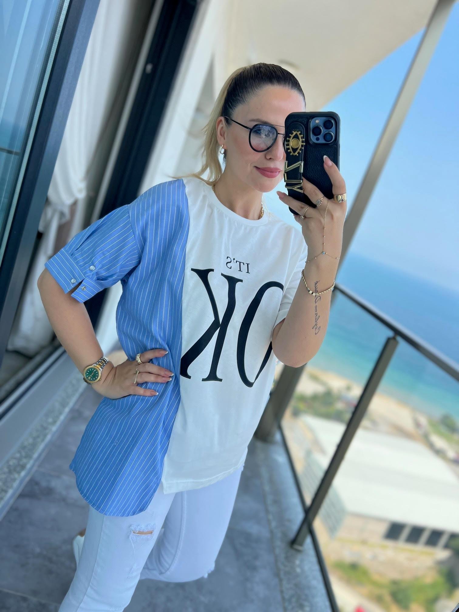 0297 Tasarım Tshirt BEYAZ