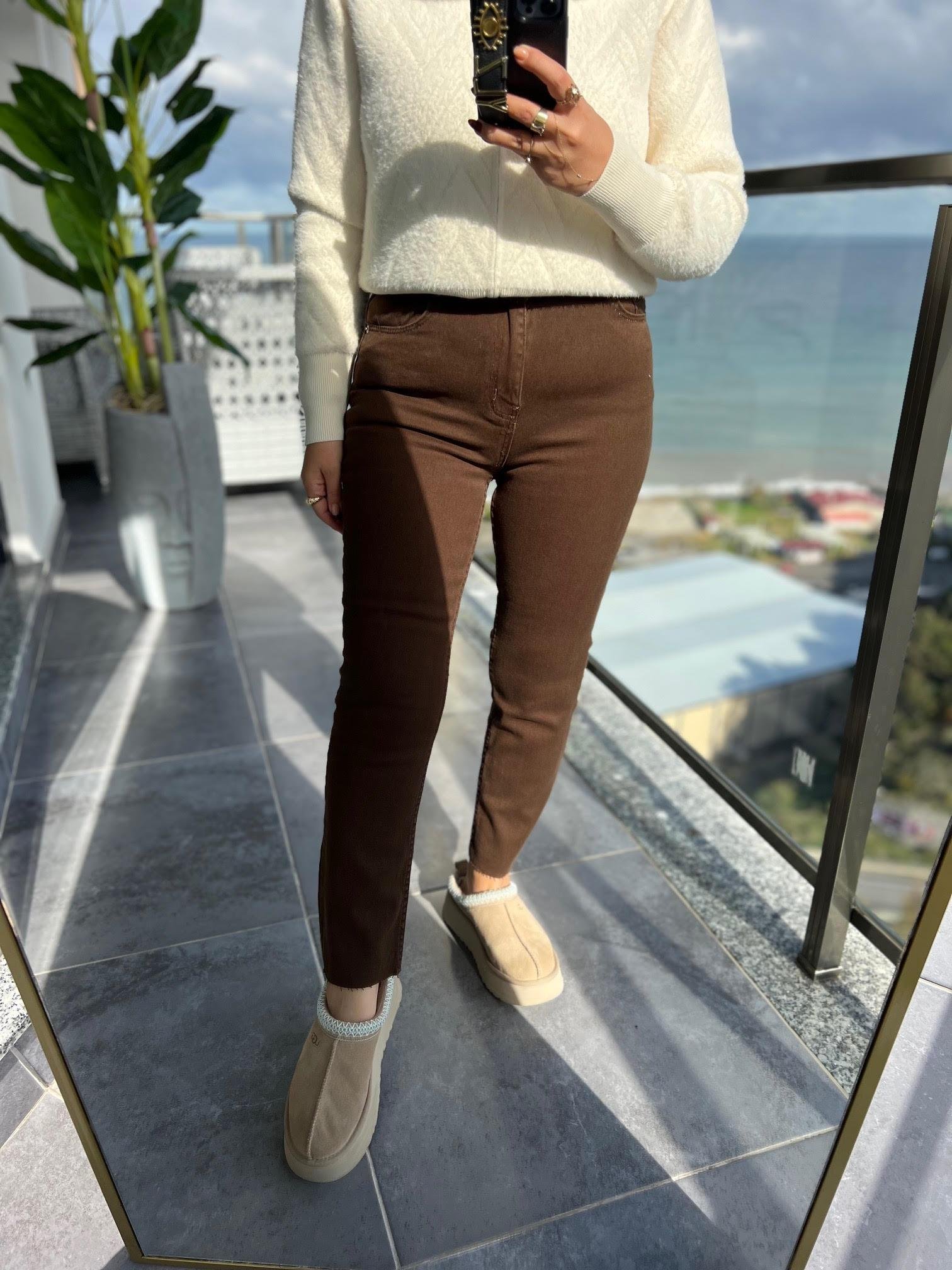 0520 Premium Jean KAHVE