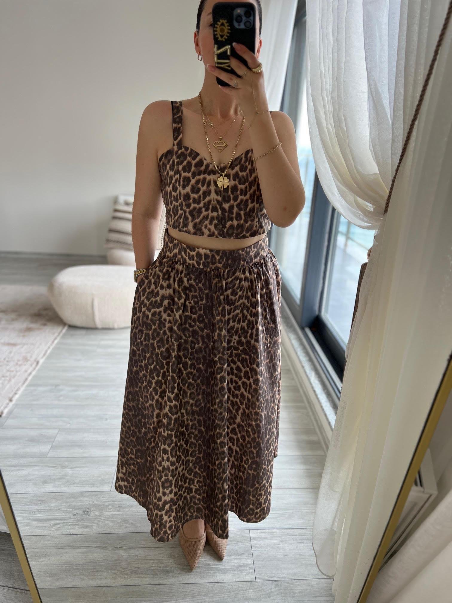 0524 Crop-Etek Takım LEOPAR