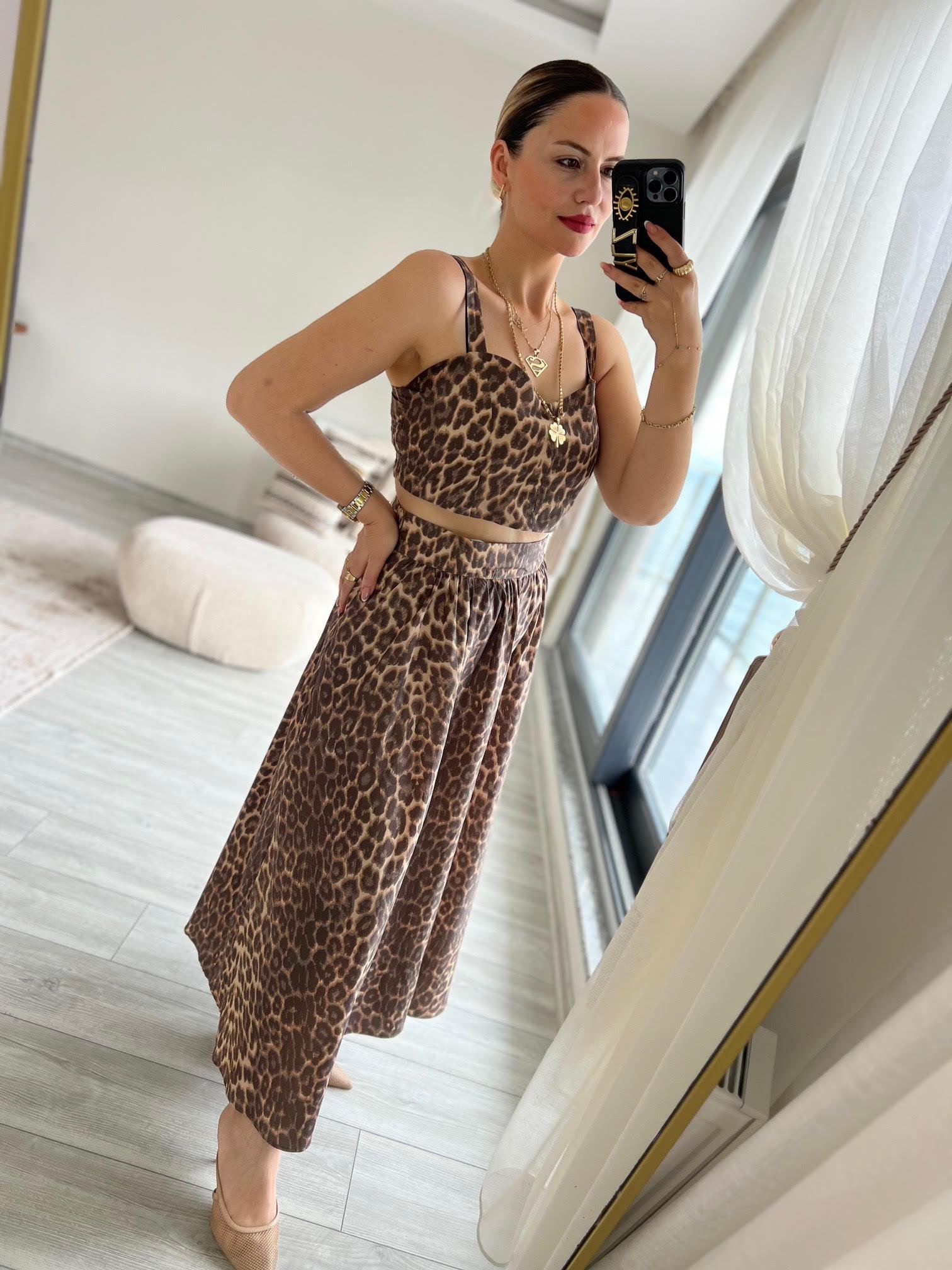 0524 Crop-Etek Takım LEOPAR