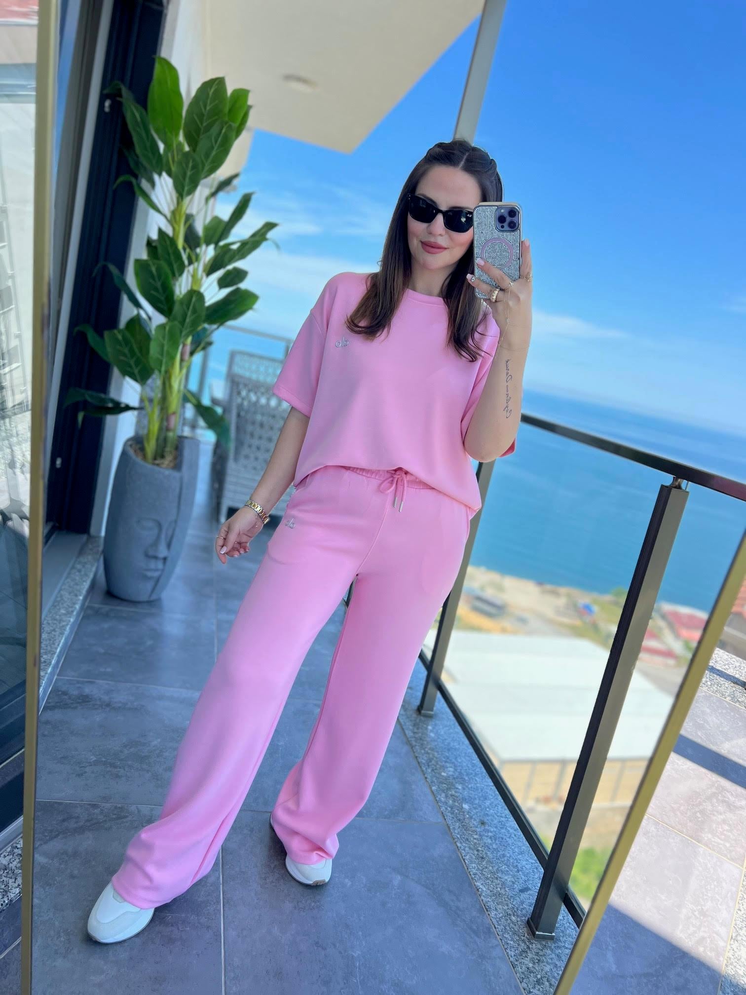 1018 Renkli Alo Takım PEMBE