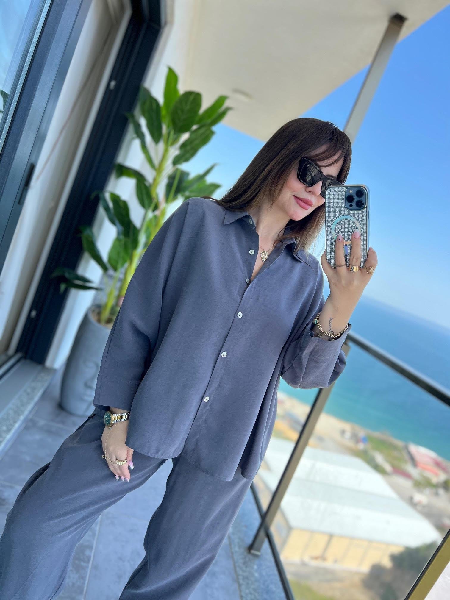 1190 Standart Beden Takım FÜME