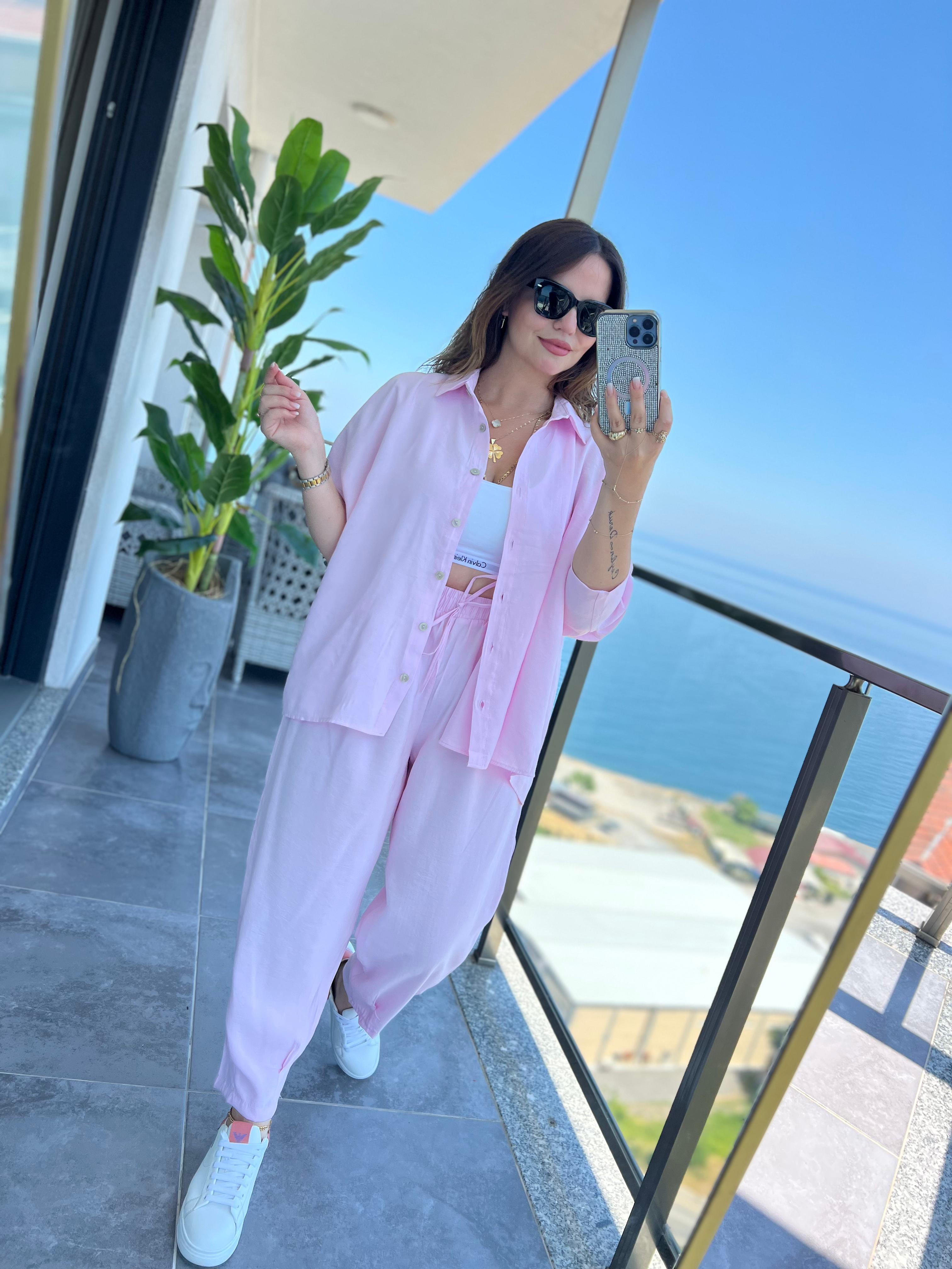 1190 Standart Beden Takım PEMBE