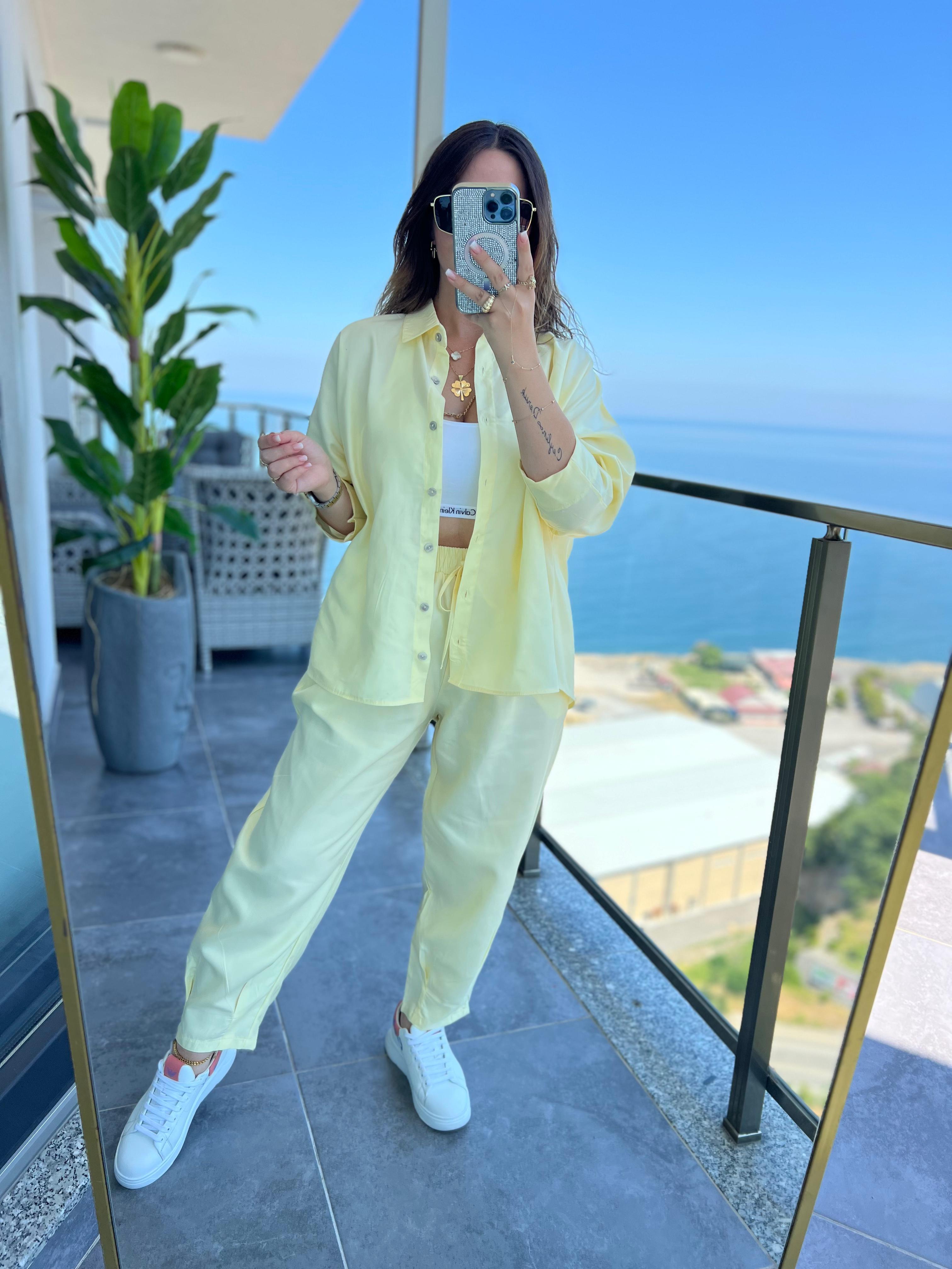1190 Standart Beden Takım SARI