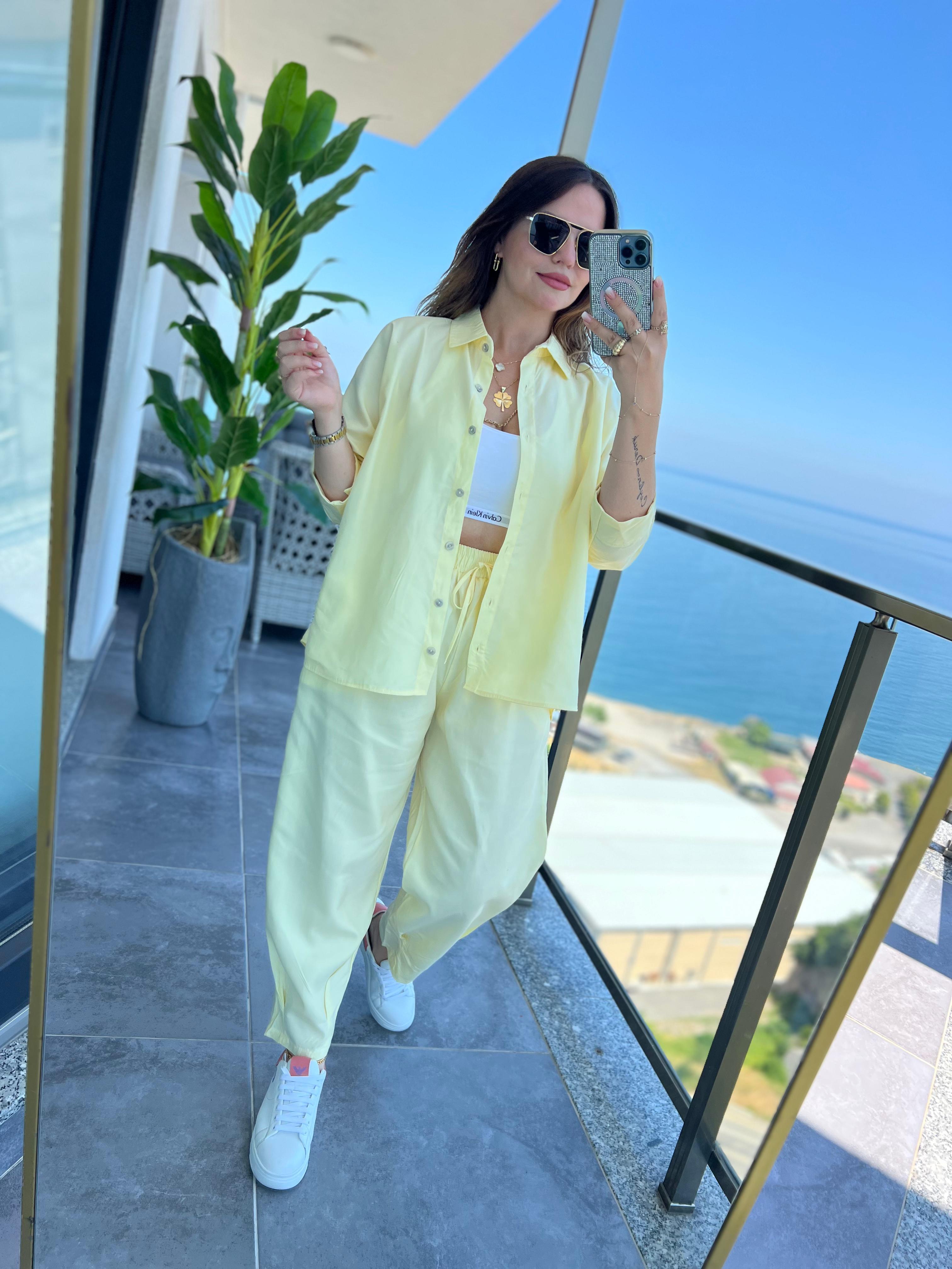 1190 Standart Beden Takım SARI