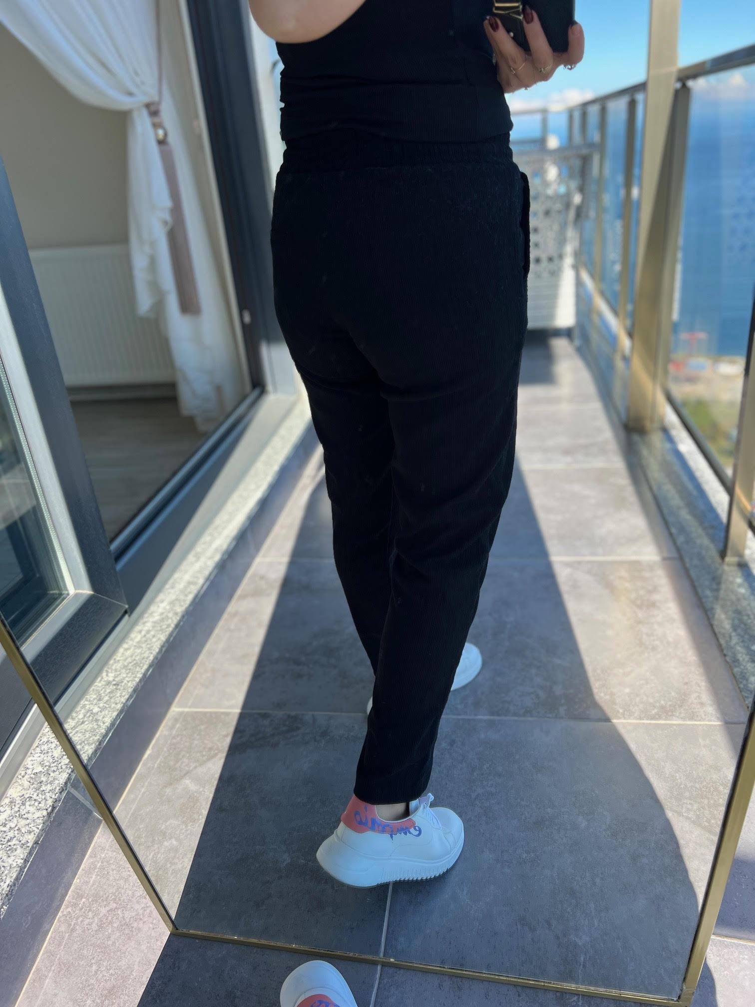 179 Fitilli Pantalon SİYAH