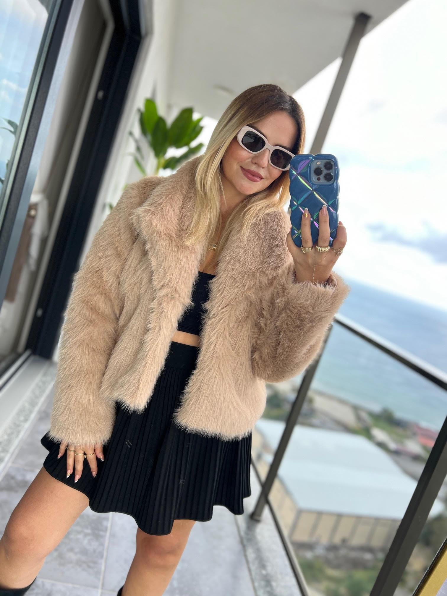 2062 Kısa Kürk CAPPUCINO