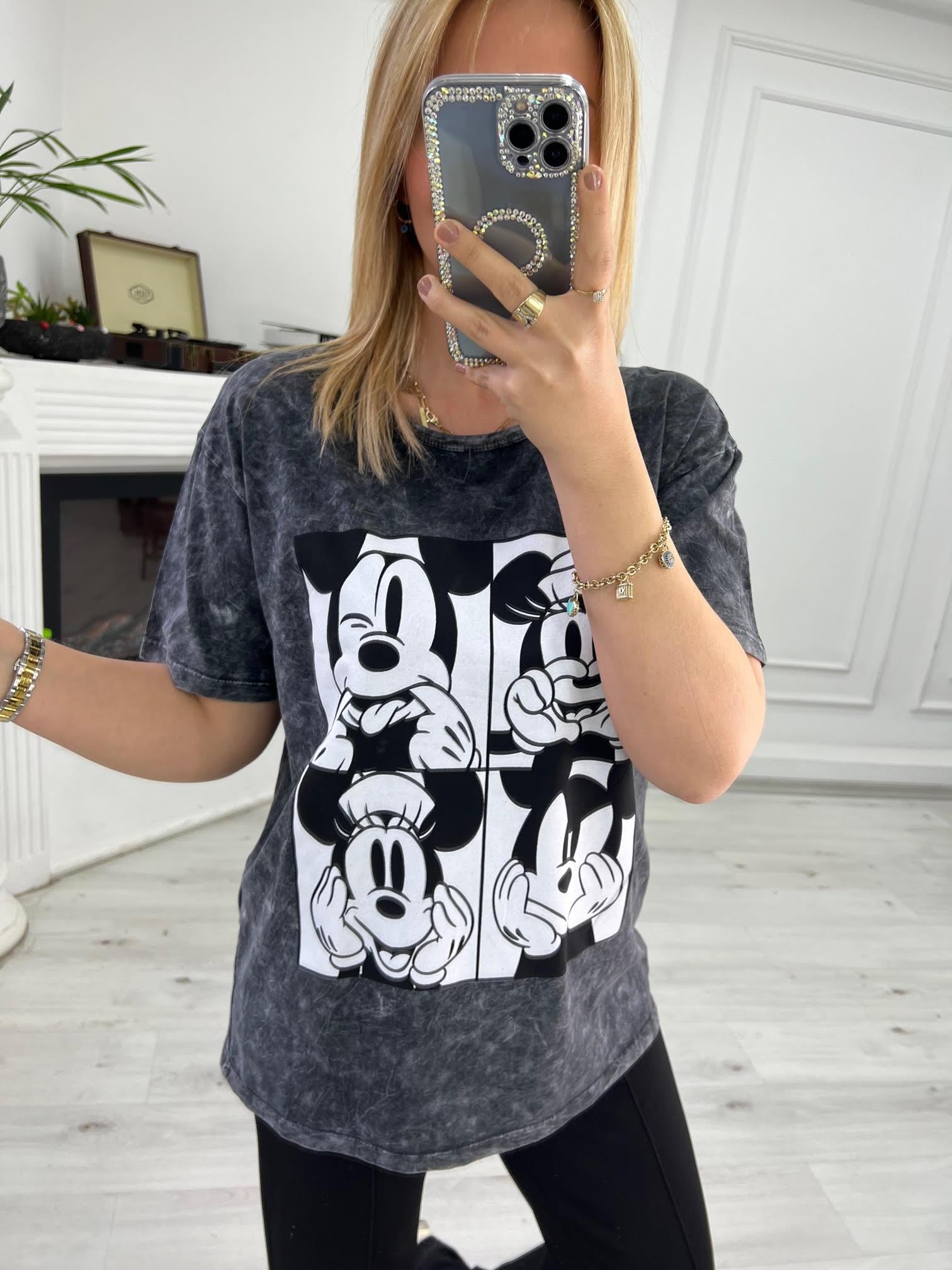 20758 Mickey Baskılı Tsihirt ANTRESİT