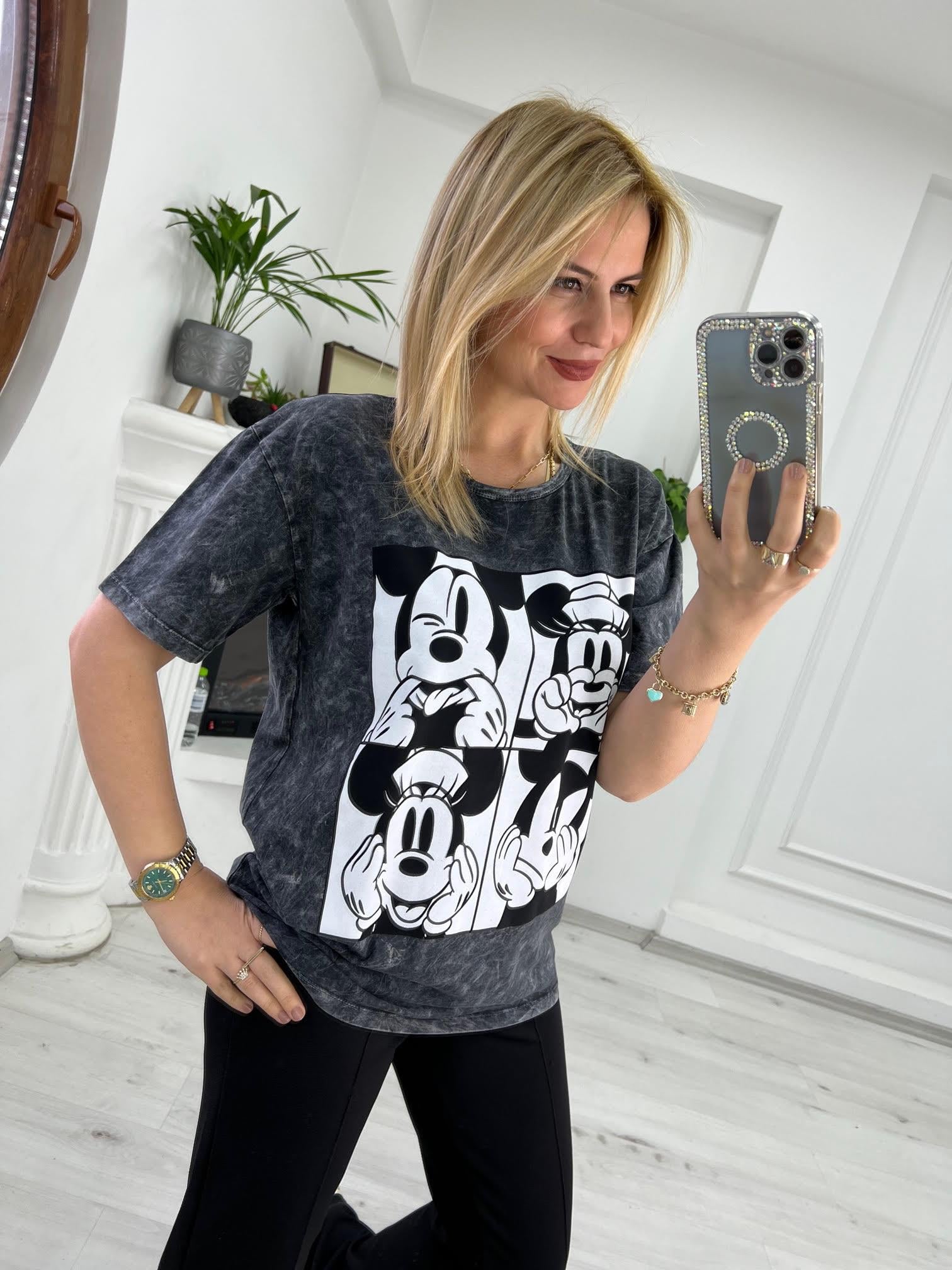 20758 Mickey Baskılı Tsihirt ANTRESİT