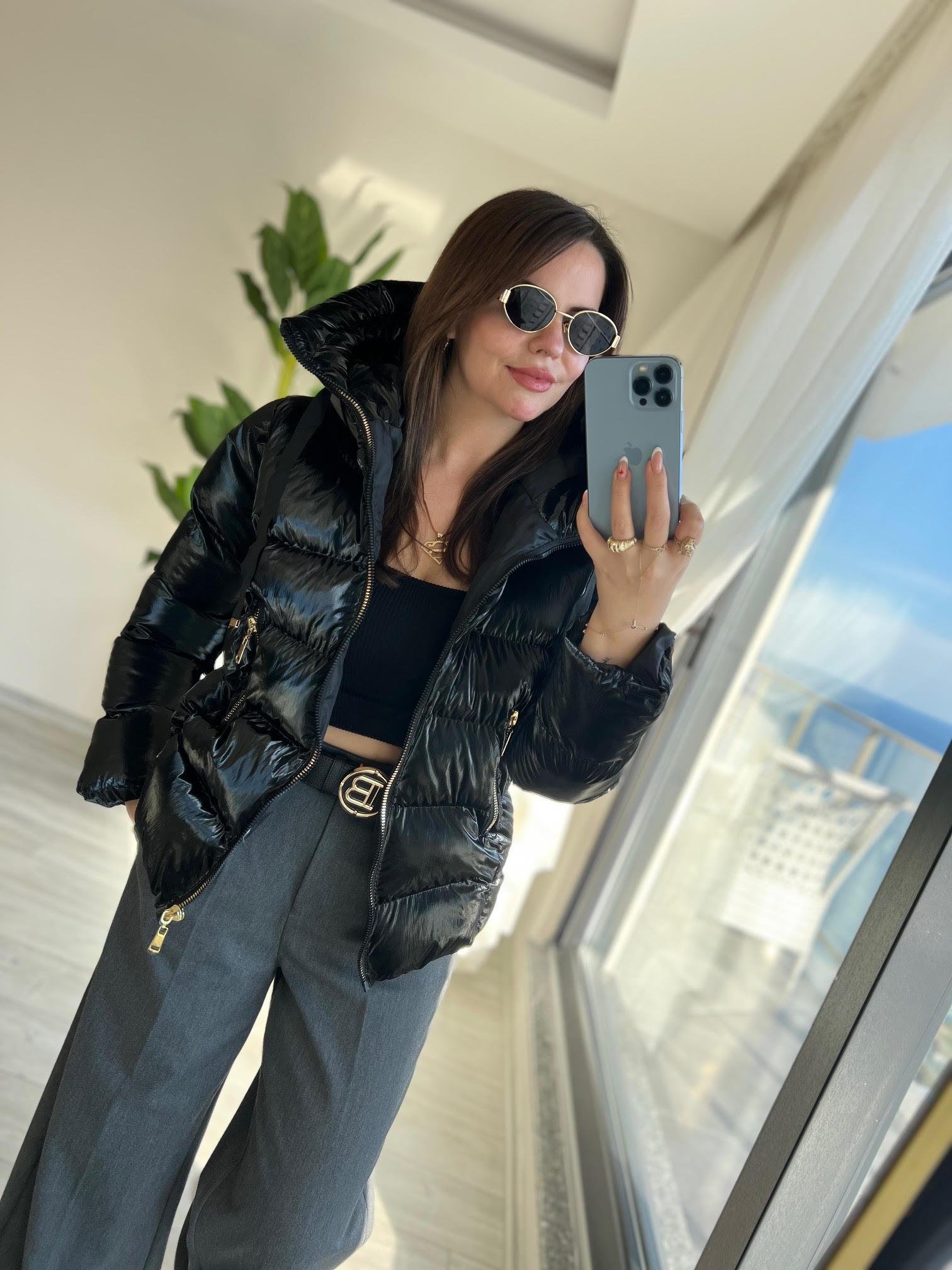 2262 Astronot Şişme Mont SİYAH