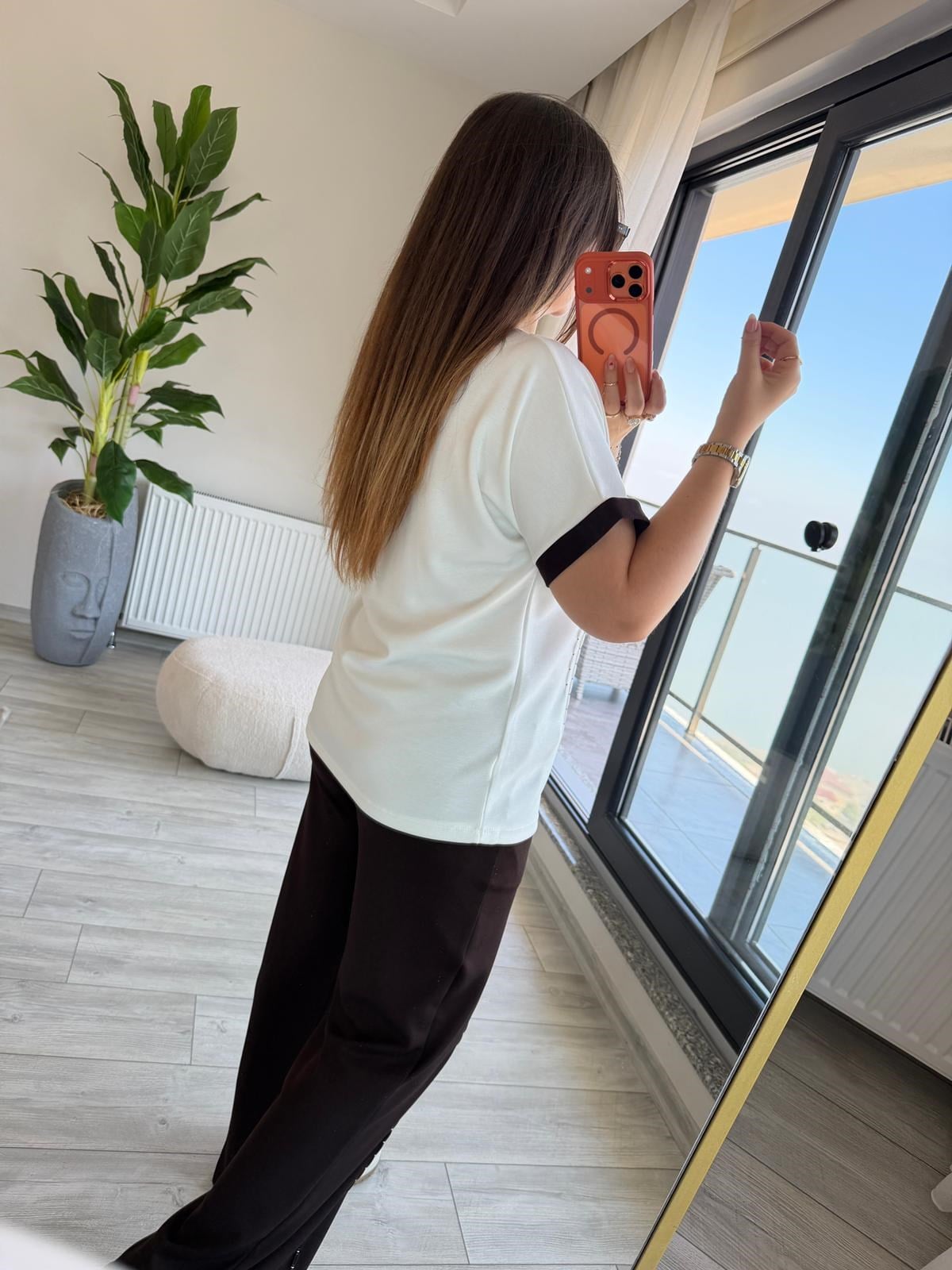2425 Çoban Dikişli Takım KAHVE