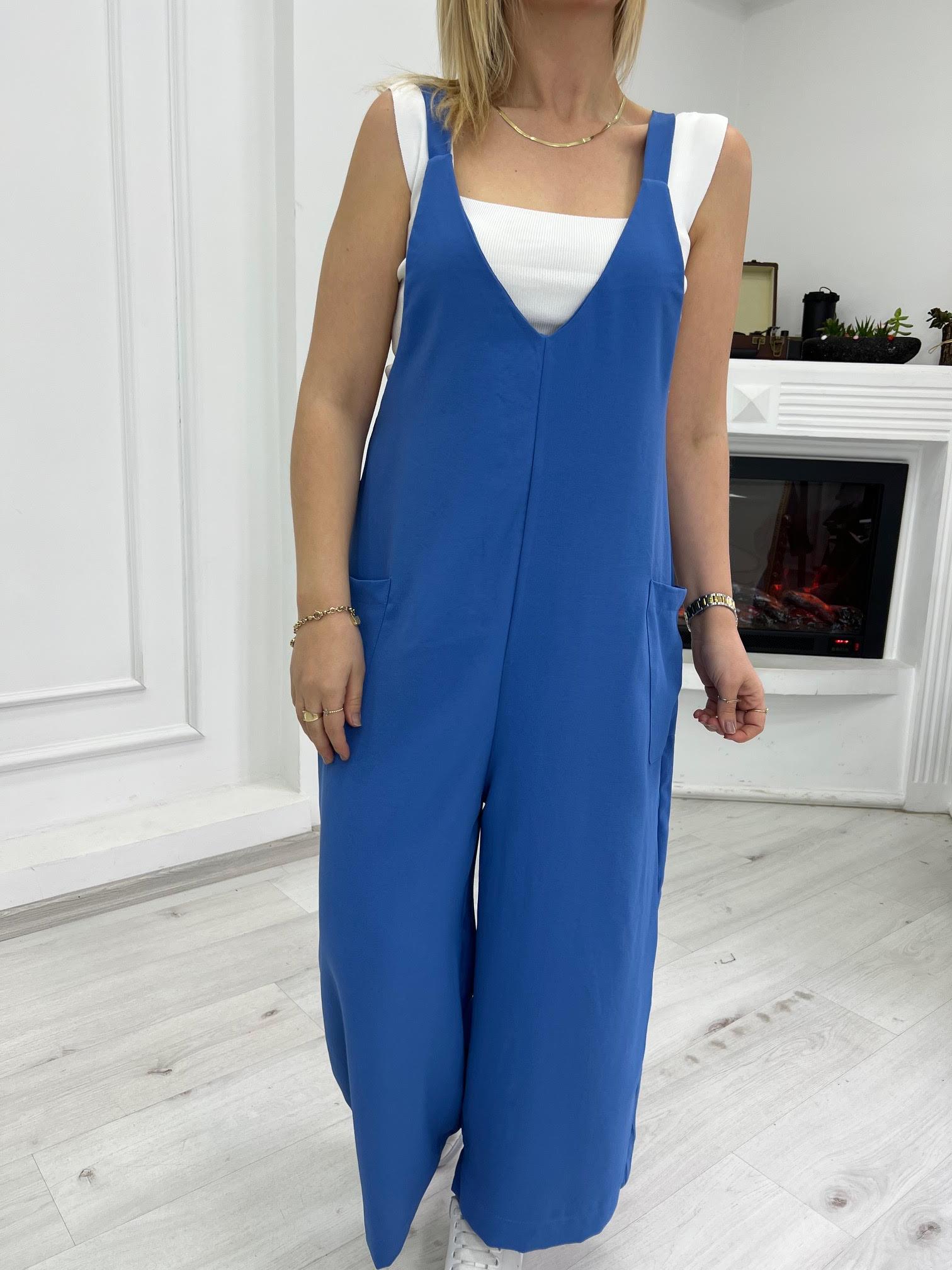 24849 Owersize Tulum MAVİ