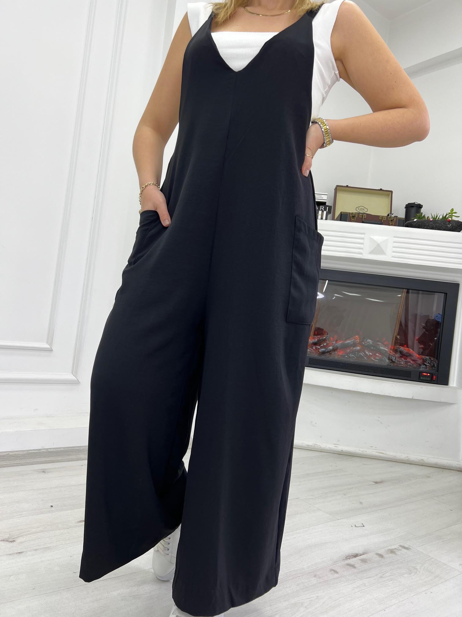 24849 Owersize Tulum SİYAH