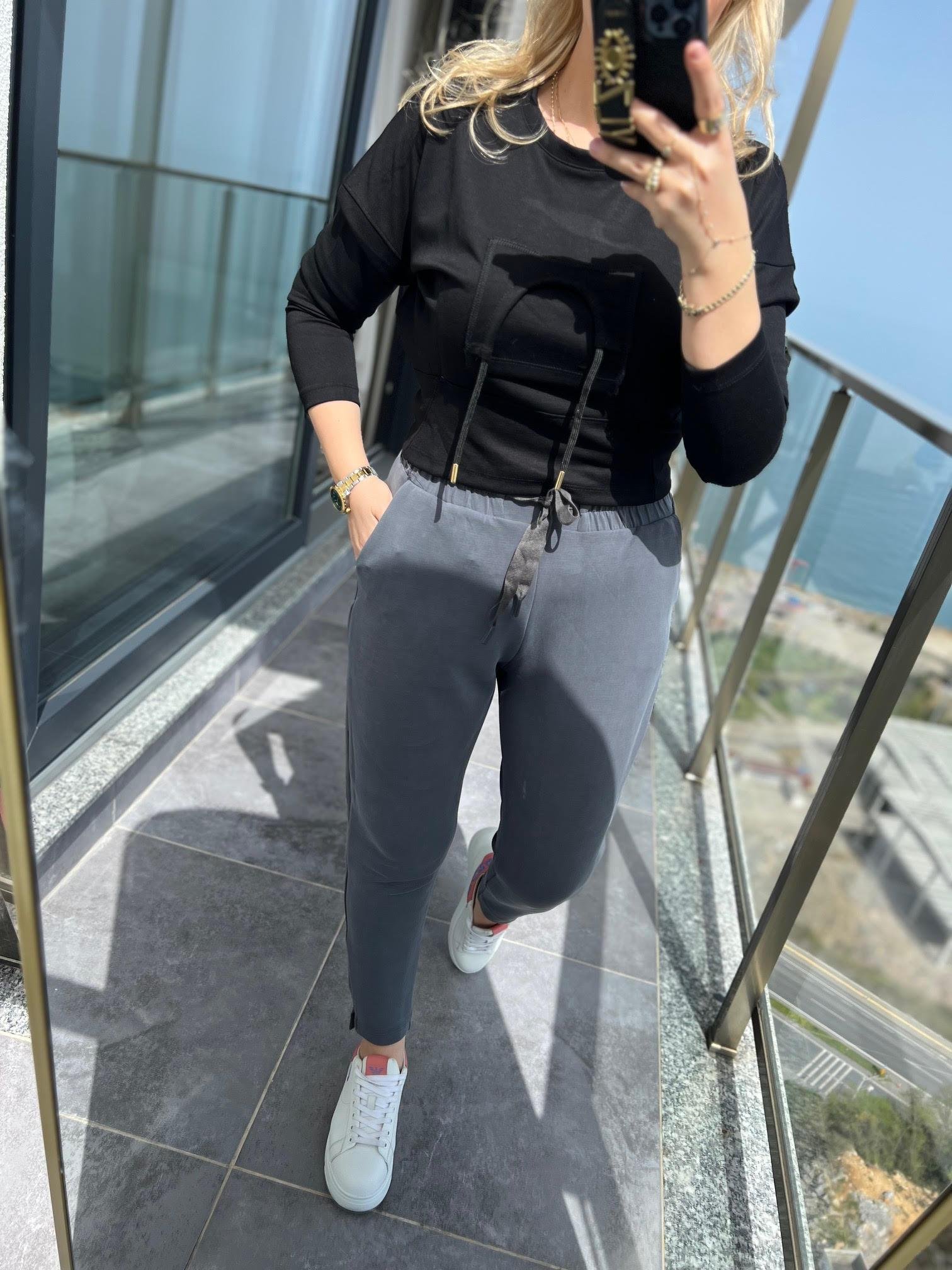 25473 Modal Kumaş Pantolon ANTRESİT