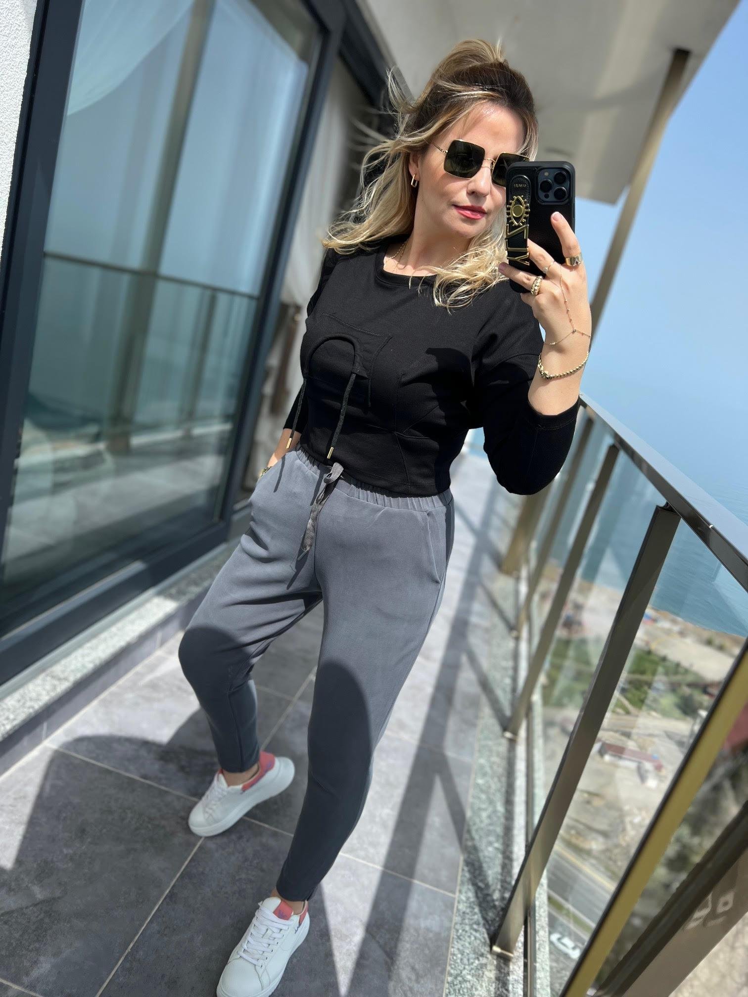 25473 Modal Kumaş Pantolon ANTRESİT