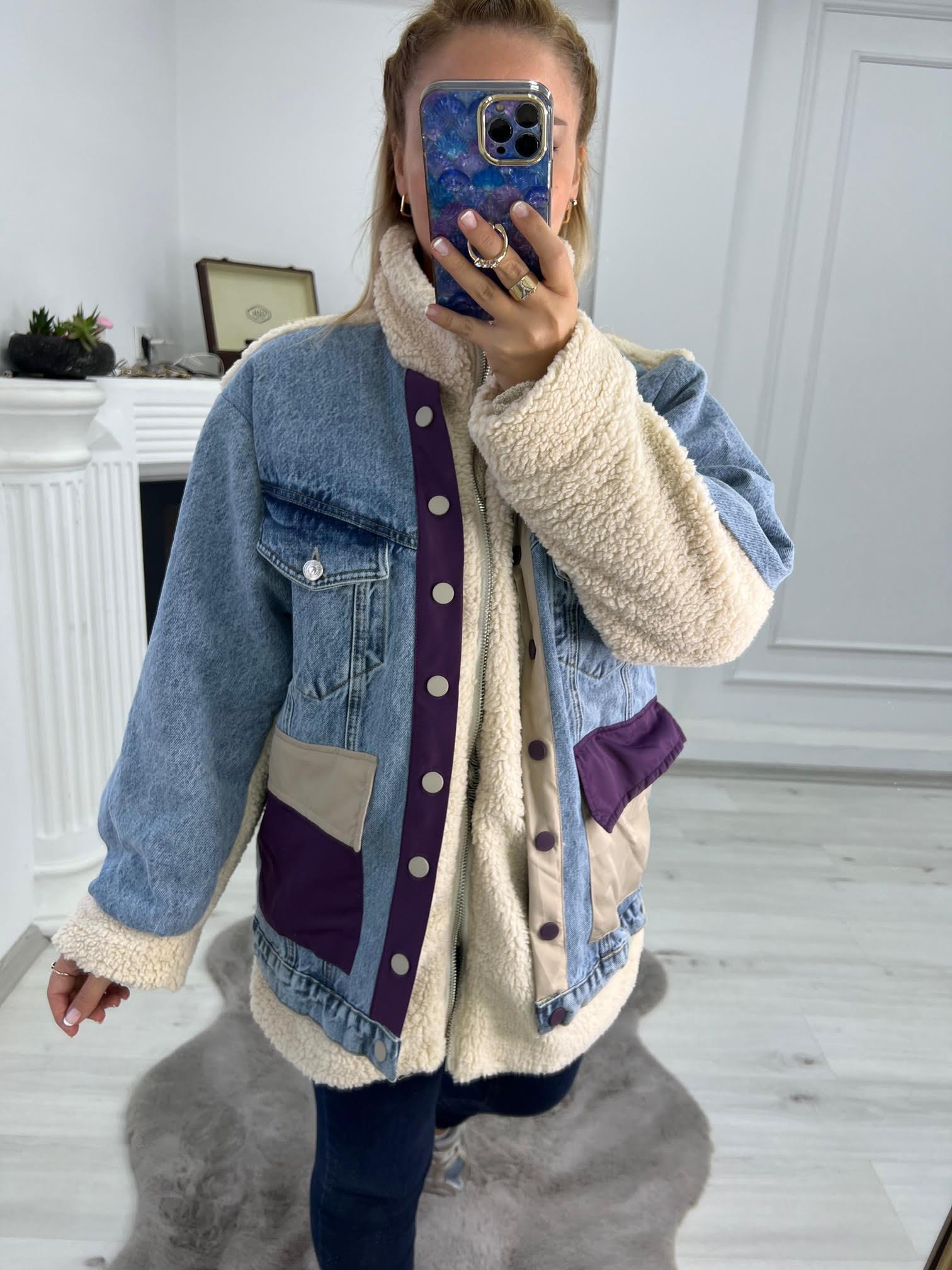 2580 Peluş Mont MOR