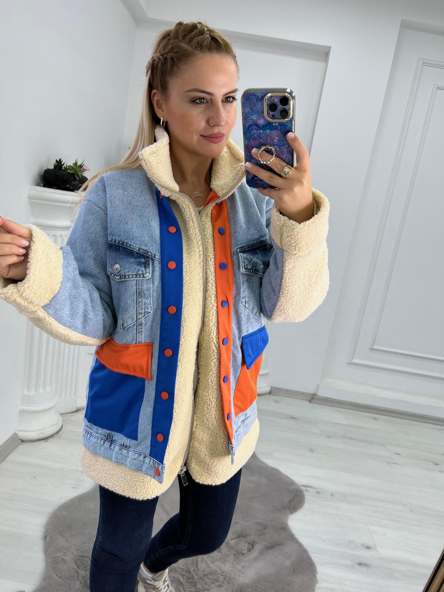 2580 Peluş Mont TURUNCU