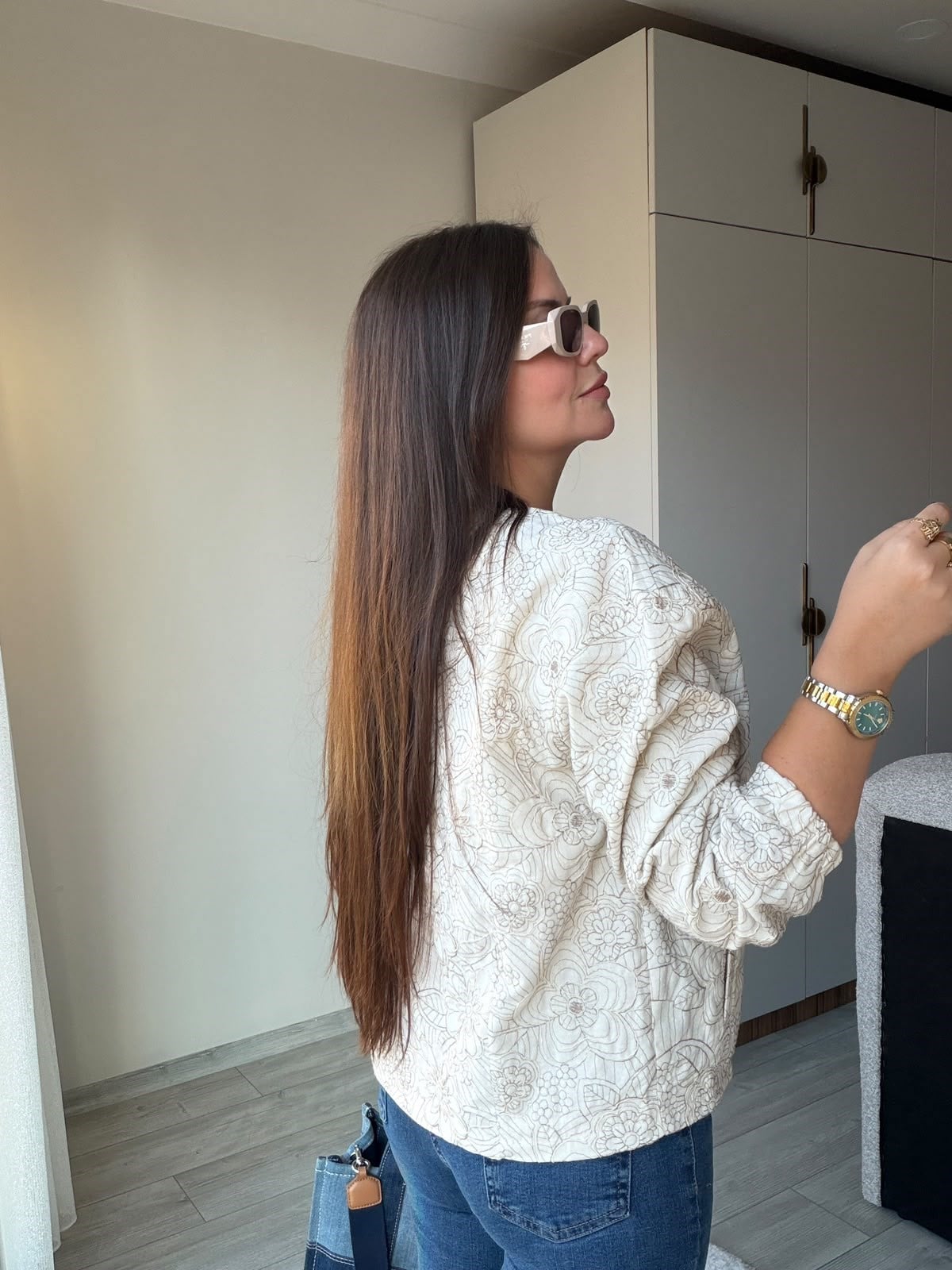 2654 Fermuarlı Bamber Ceket EKRU