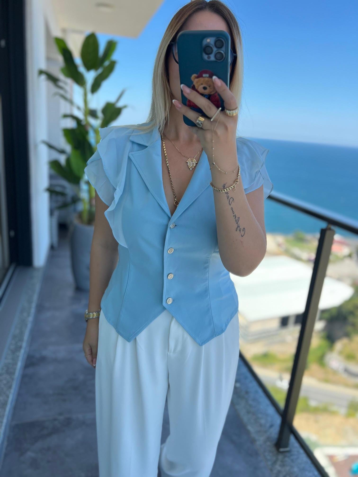 2670 Bluz BEBE MAVİ