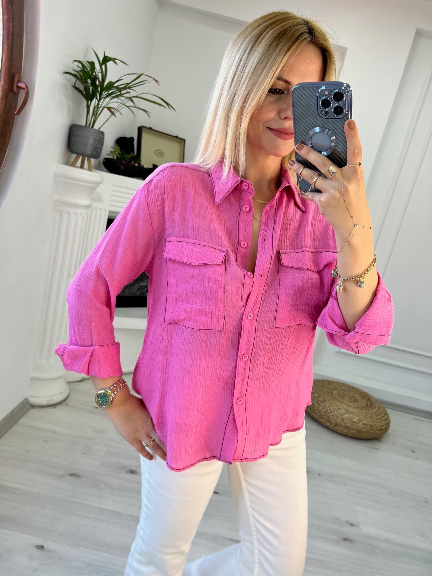 2729 Gömlek PEMBE