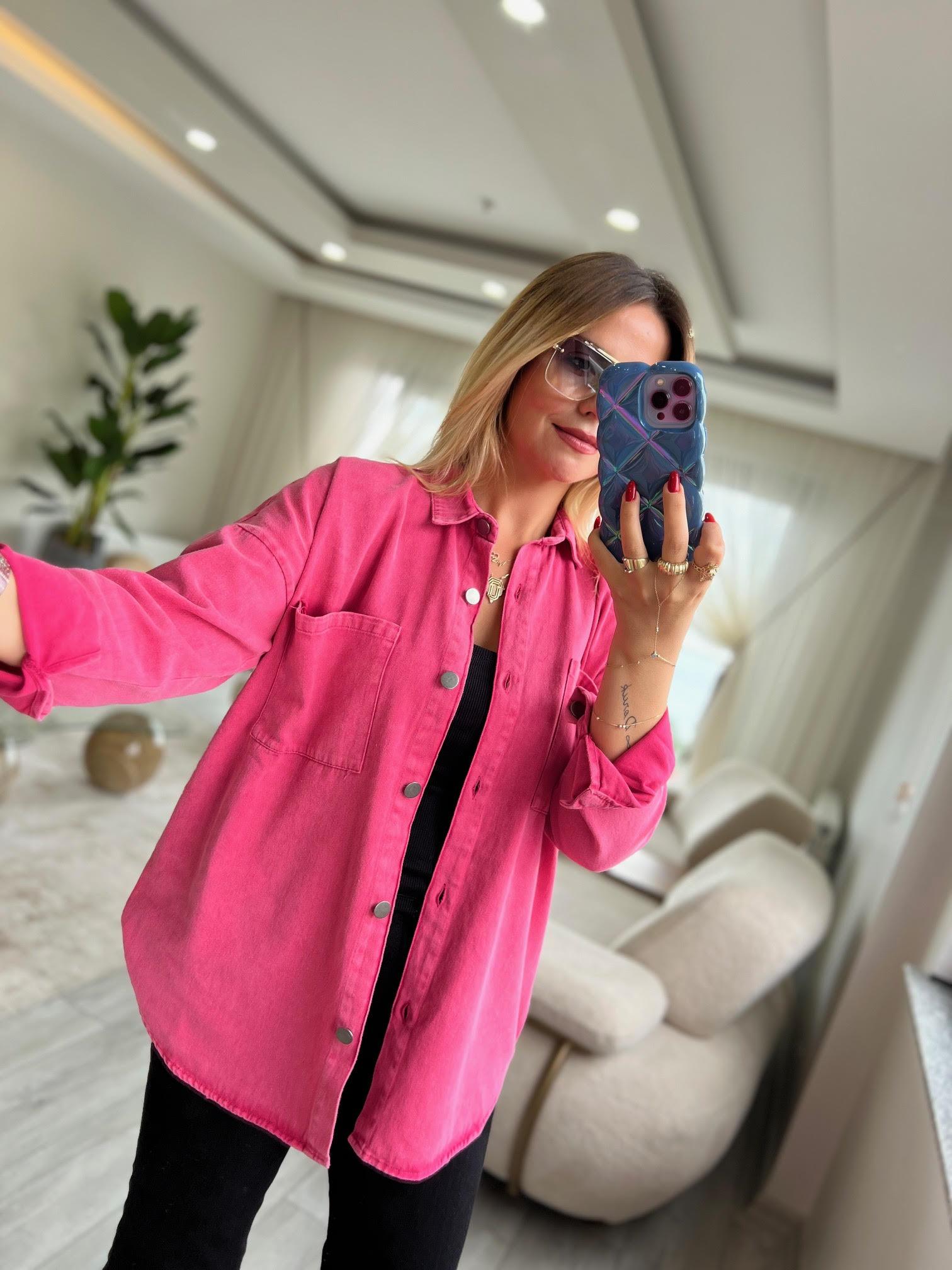 300 Cepli Gömlek FUŞYA