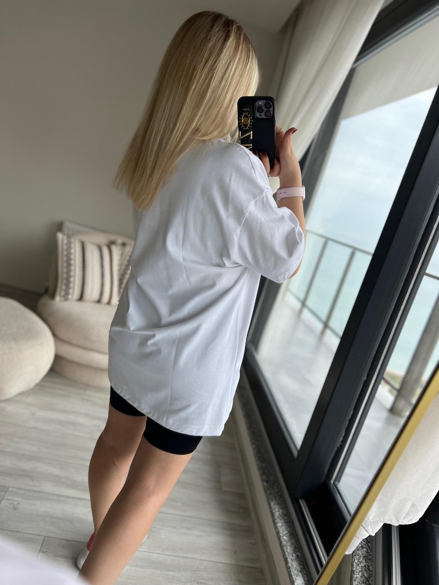 30310 Pamuklu Owersize Tshirt