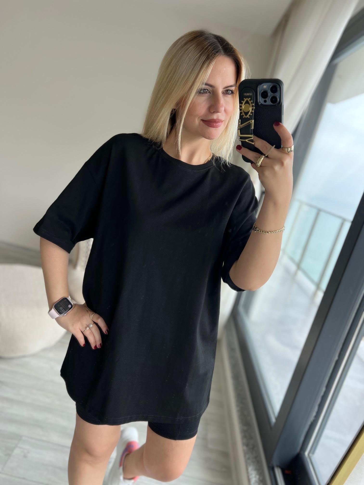 30310 Pamuklu Owersize Tshirt