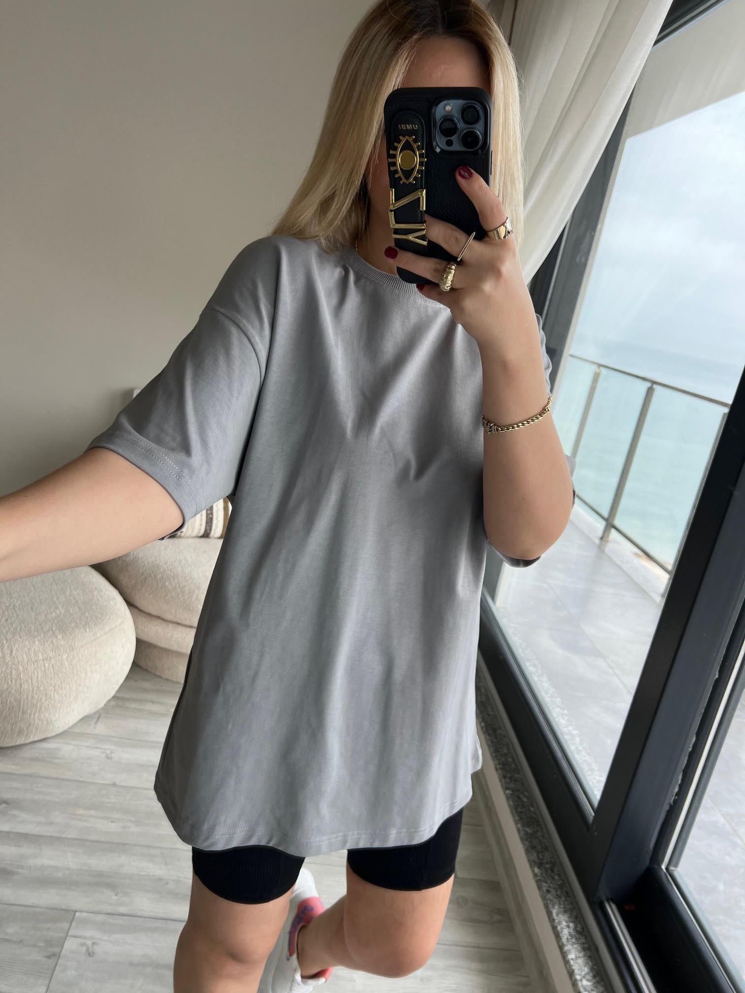 30310 Pamuklu Owersize Tshirt
