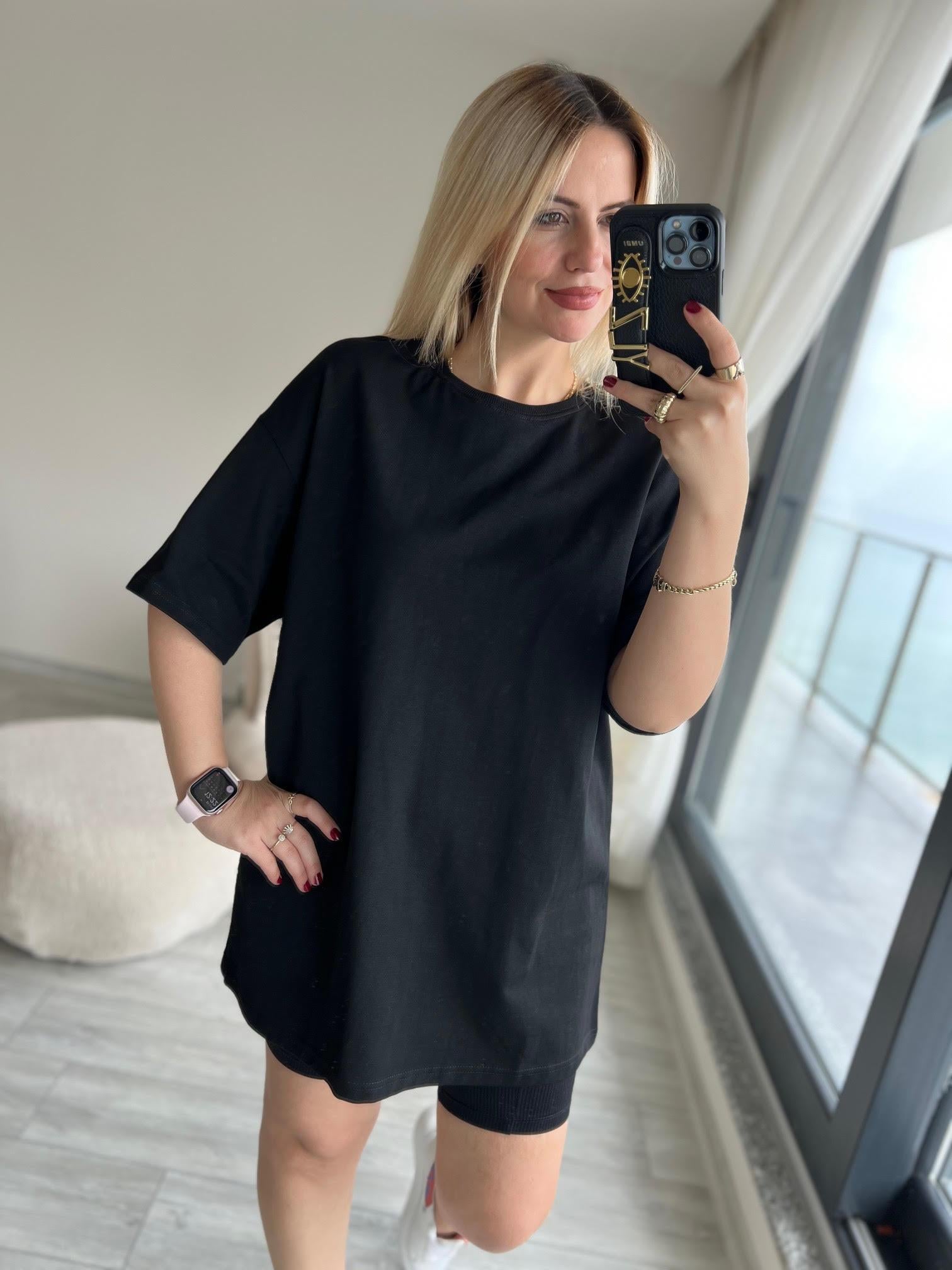 30310 Pamuklu Owersize Tshirt