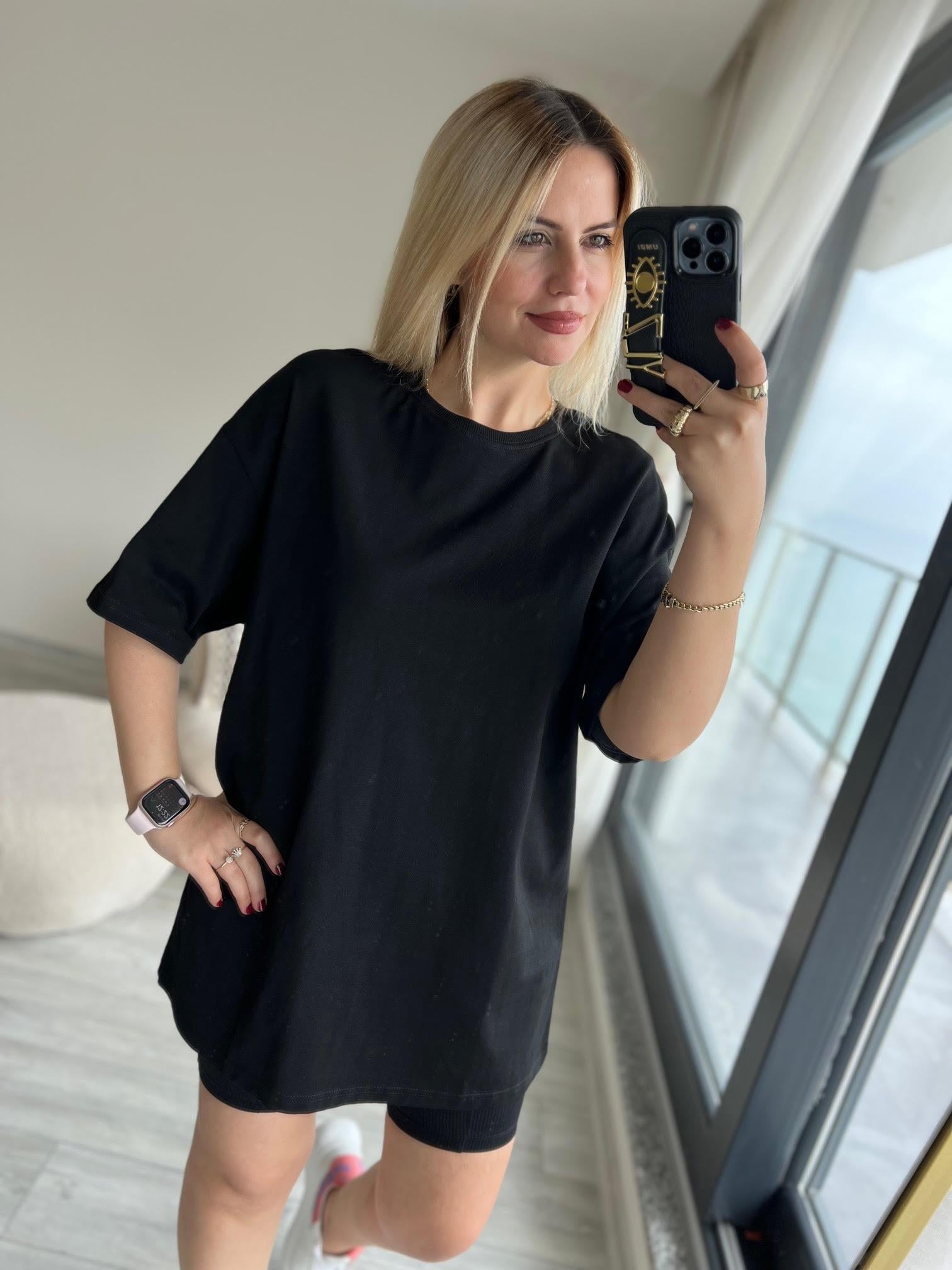 30310 Pamuklu Owersize Tshirt
