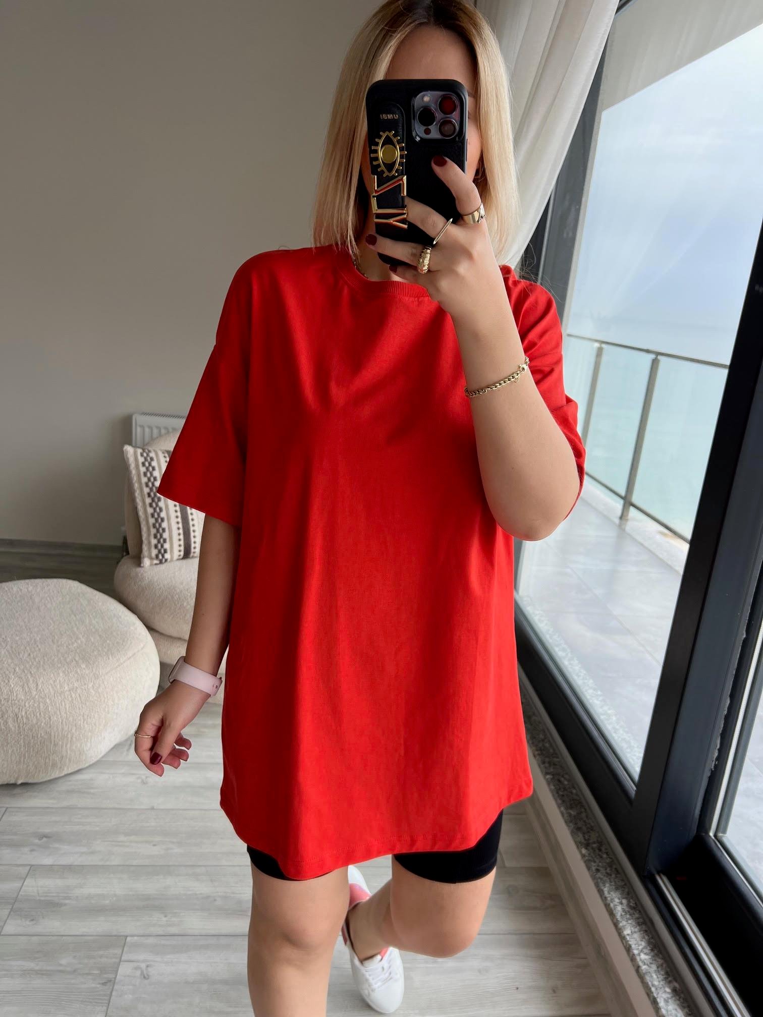 30310 Pamuklu Owersize Tshirt