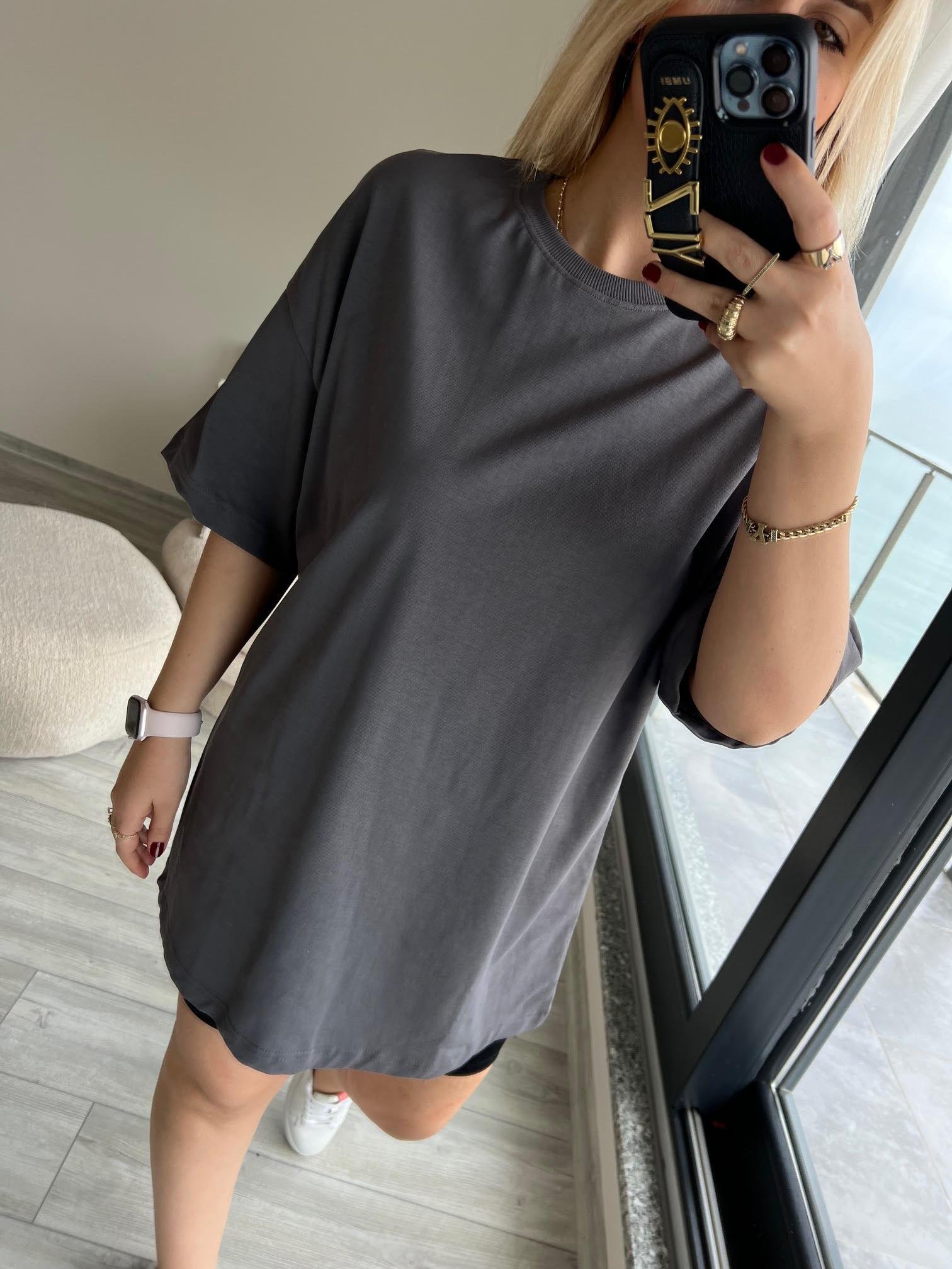 30310 Pamuklu Owersize Tshirt
