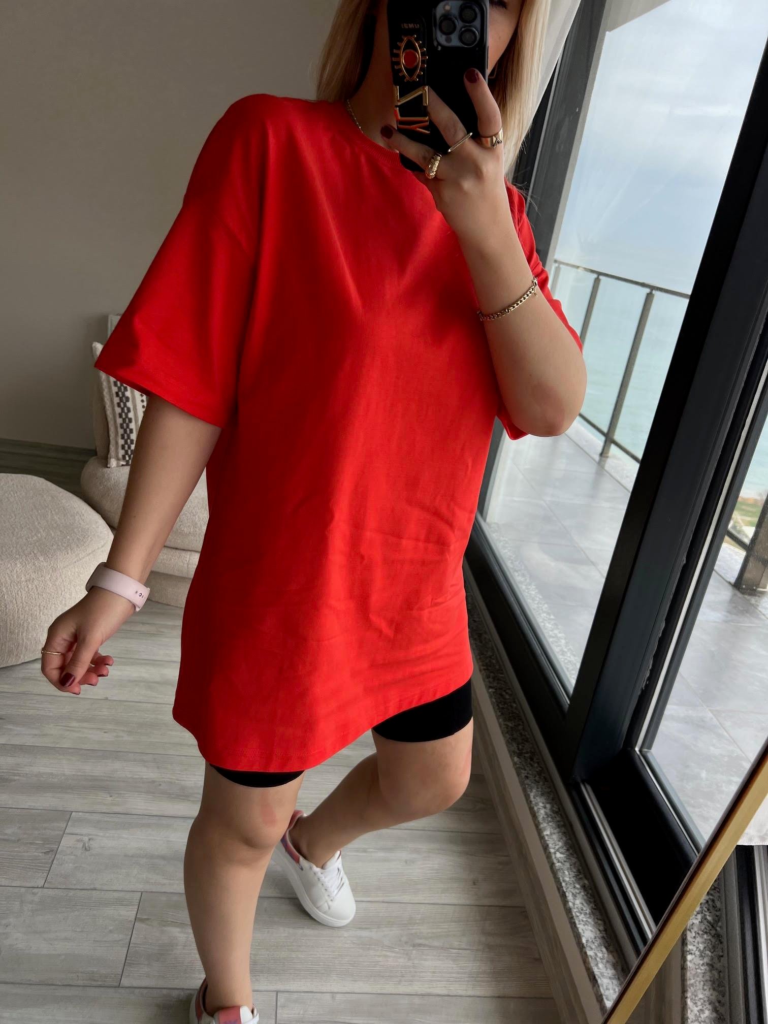 30310 Pamuklu Owersize Tshirt