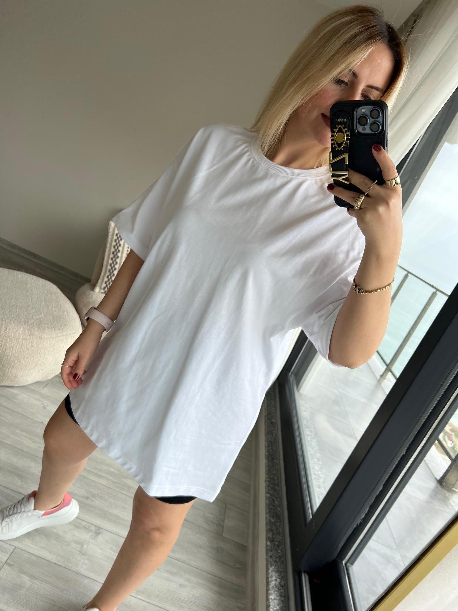 30310 Pamuklu Owersize Tshirt