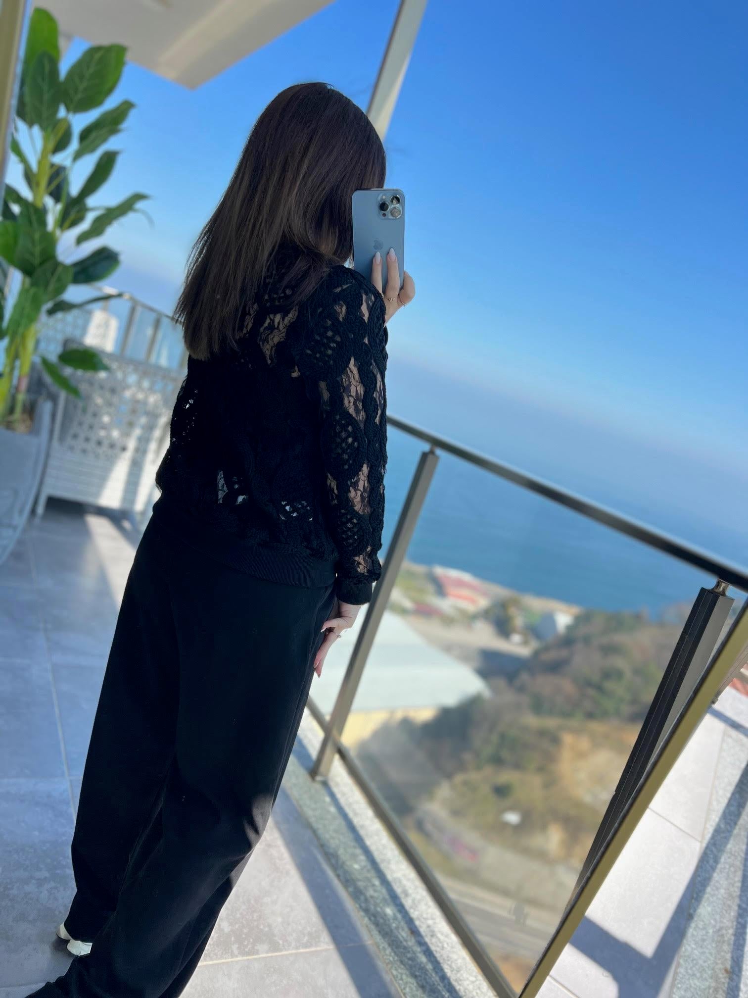 3034 Örme Triko SİYAH