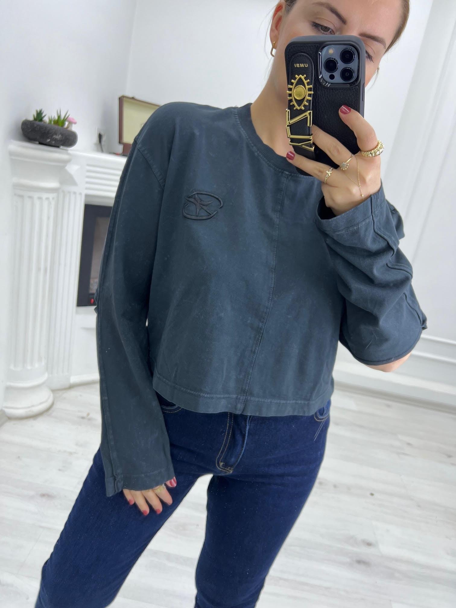 30348 Kol Detaylı Top ANTRESİT