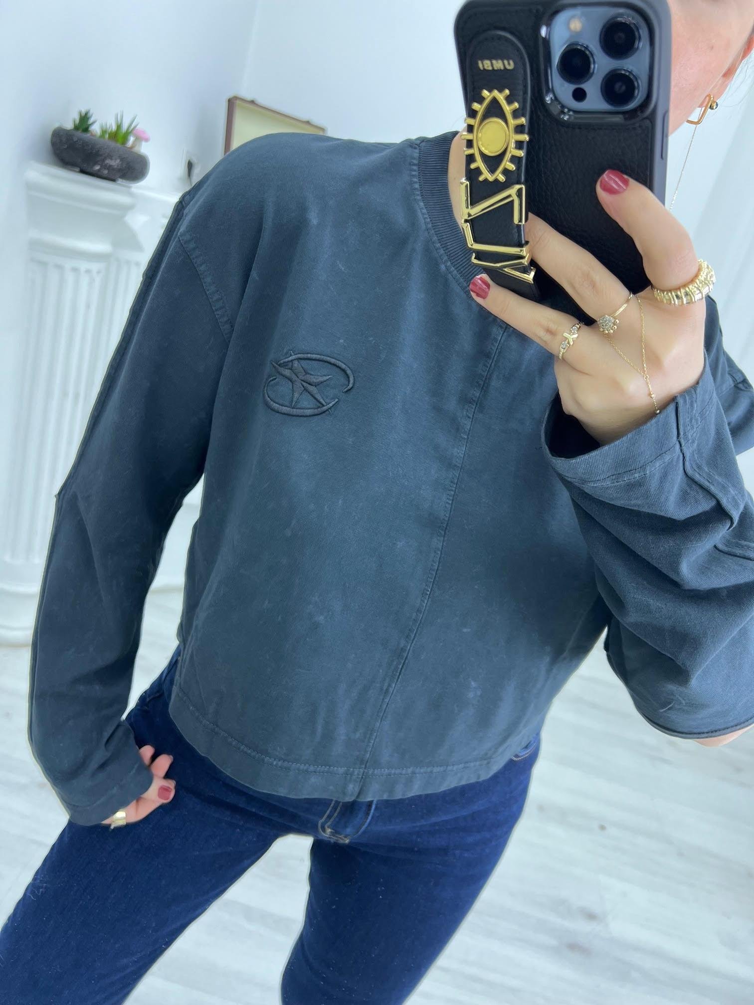 30348 Kol Detaylı Top ANTRESİT